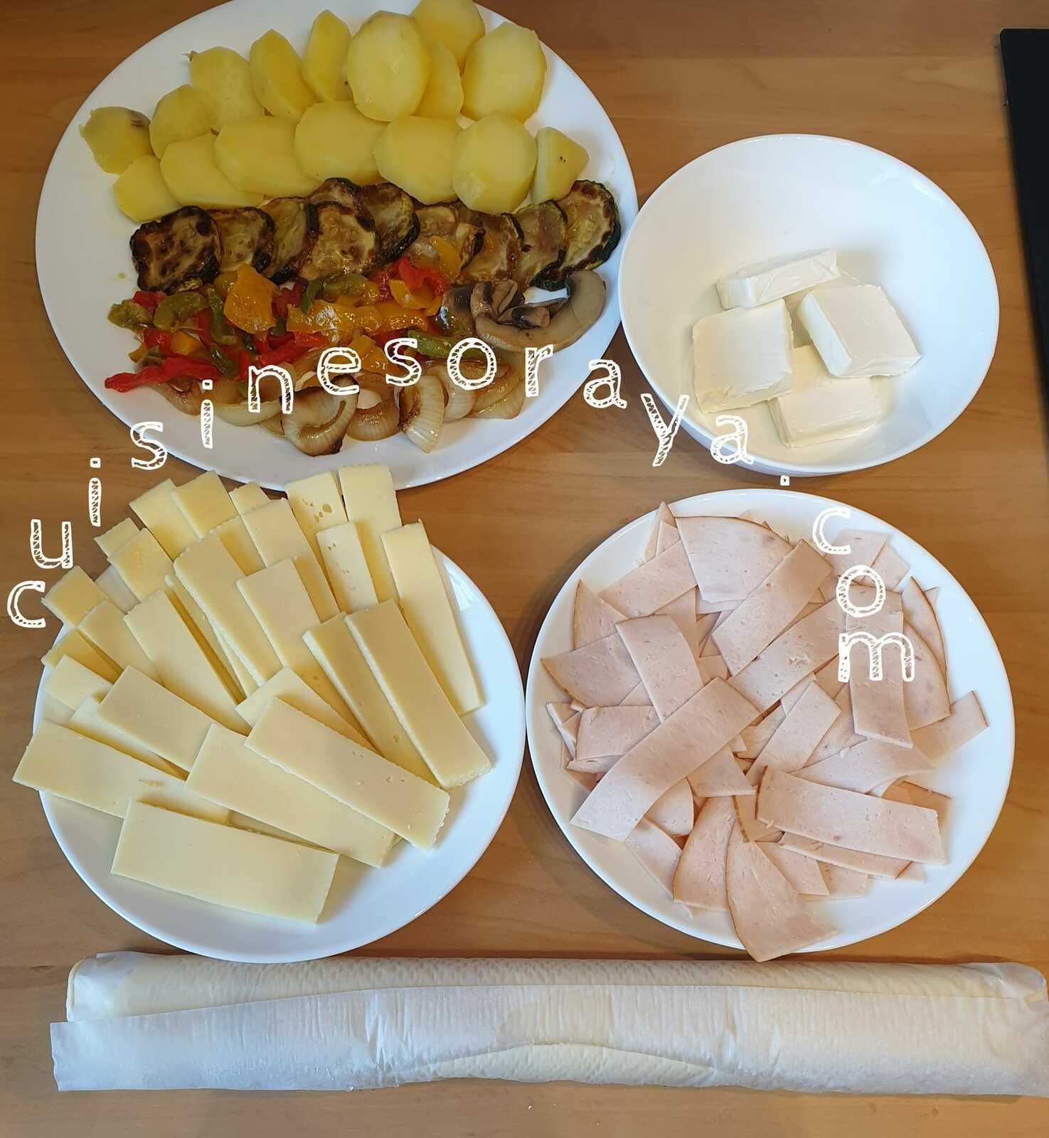 Couronne feuilletée à la raclette