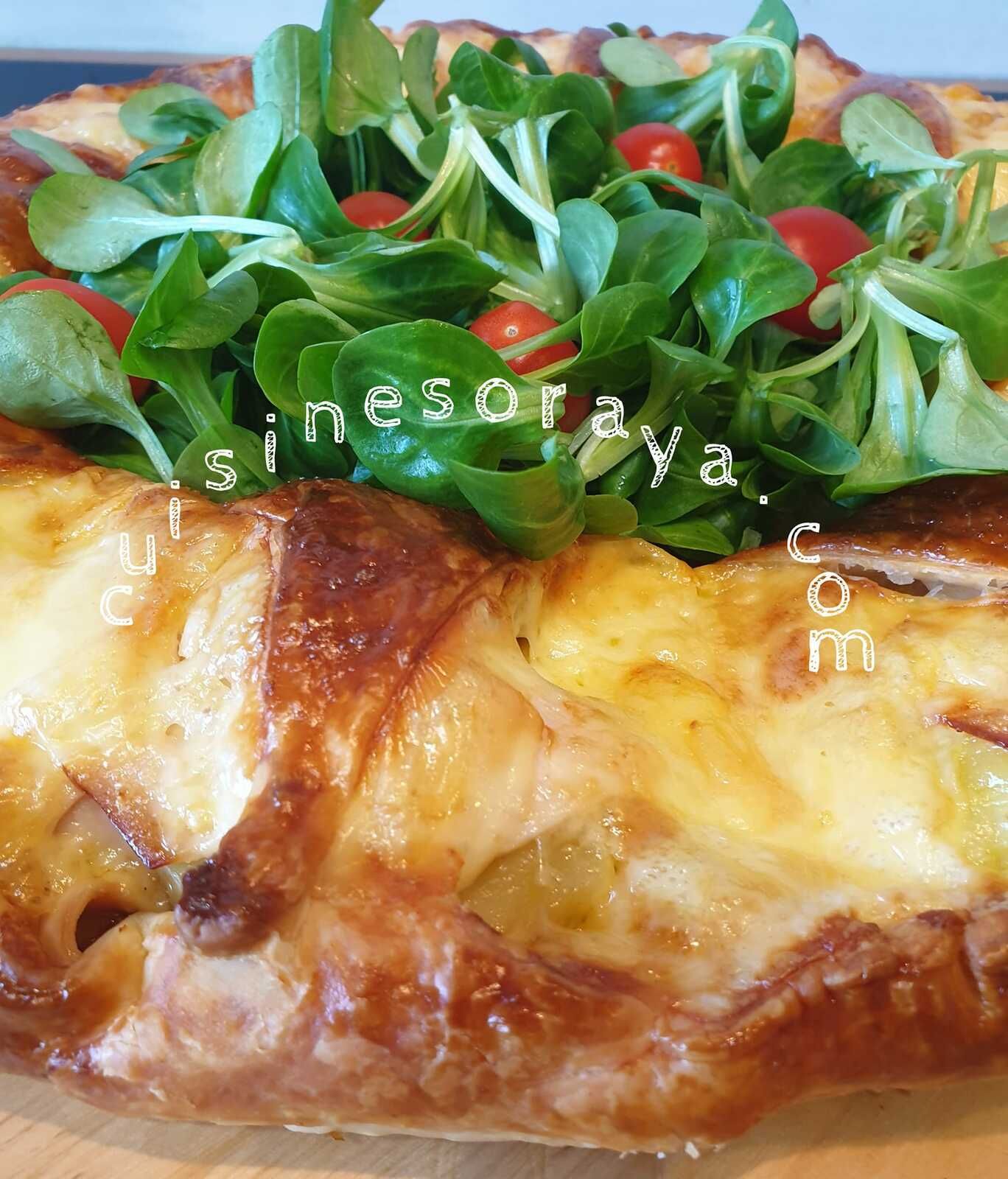 Couronne feuilletée à la raclette
