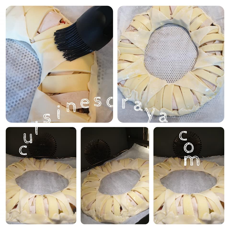 Couronne feuilletée à la raclette
