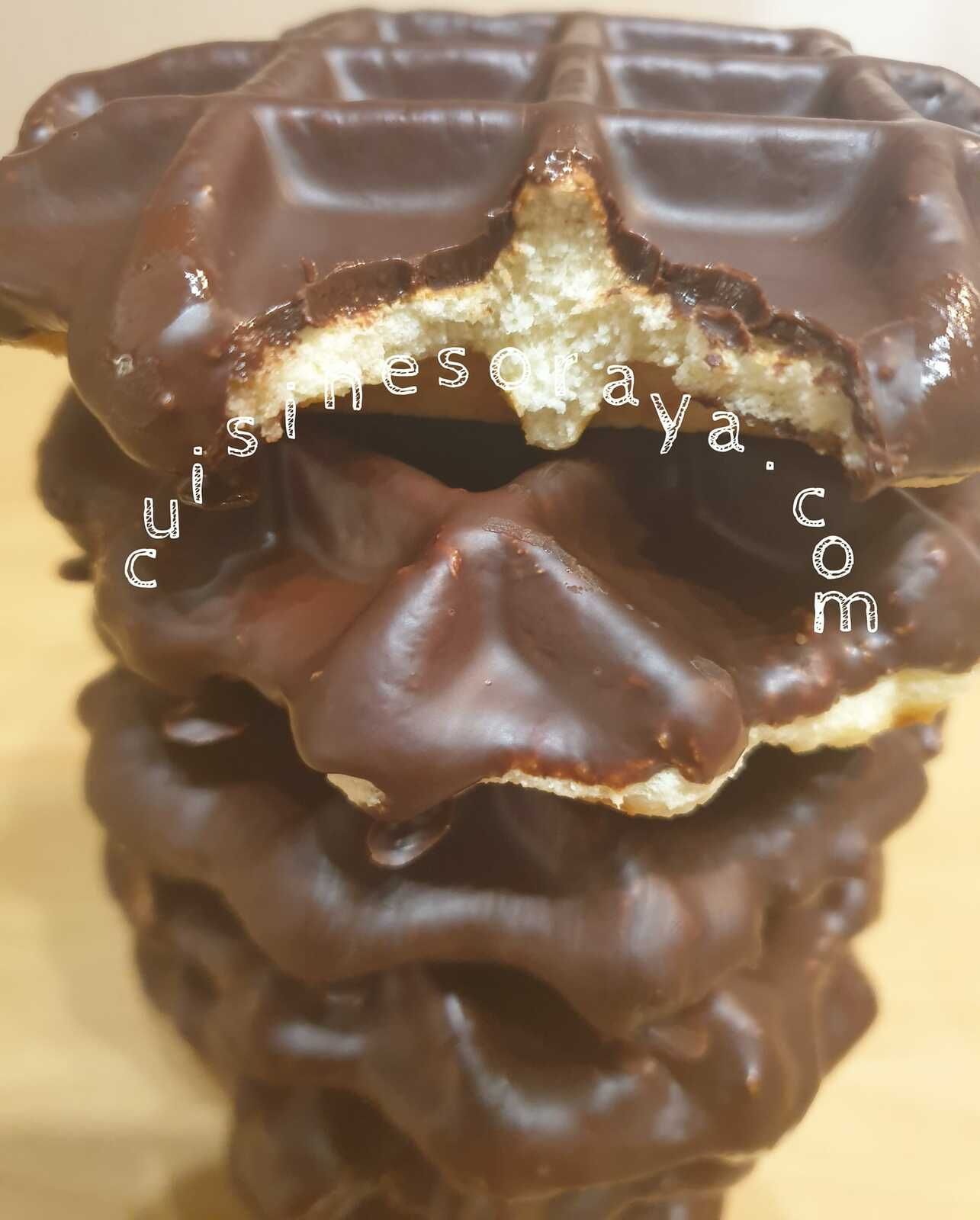 Gaufre à la compote