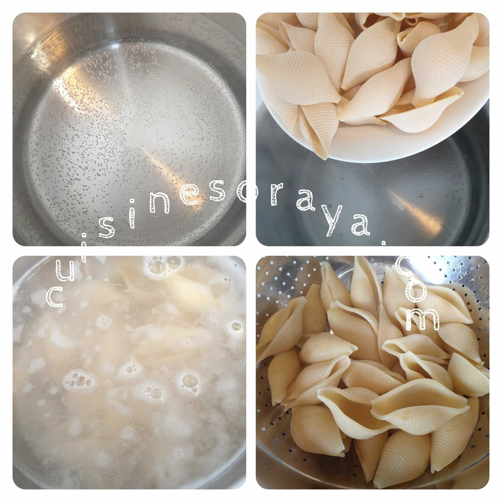 Conchiglioni farcis aux champignons, ricotta et sa sauce bolognaise