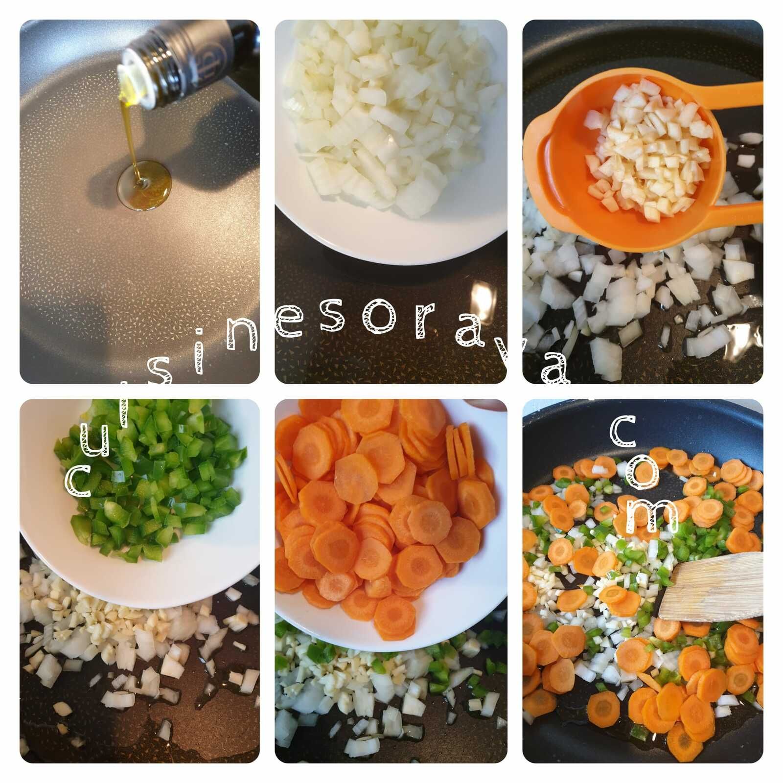 Pâtes aux légumes et poulet