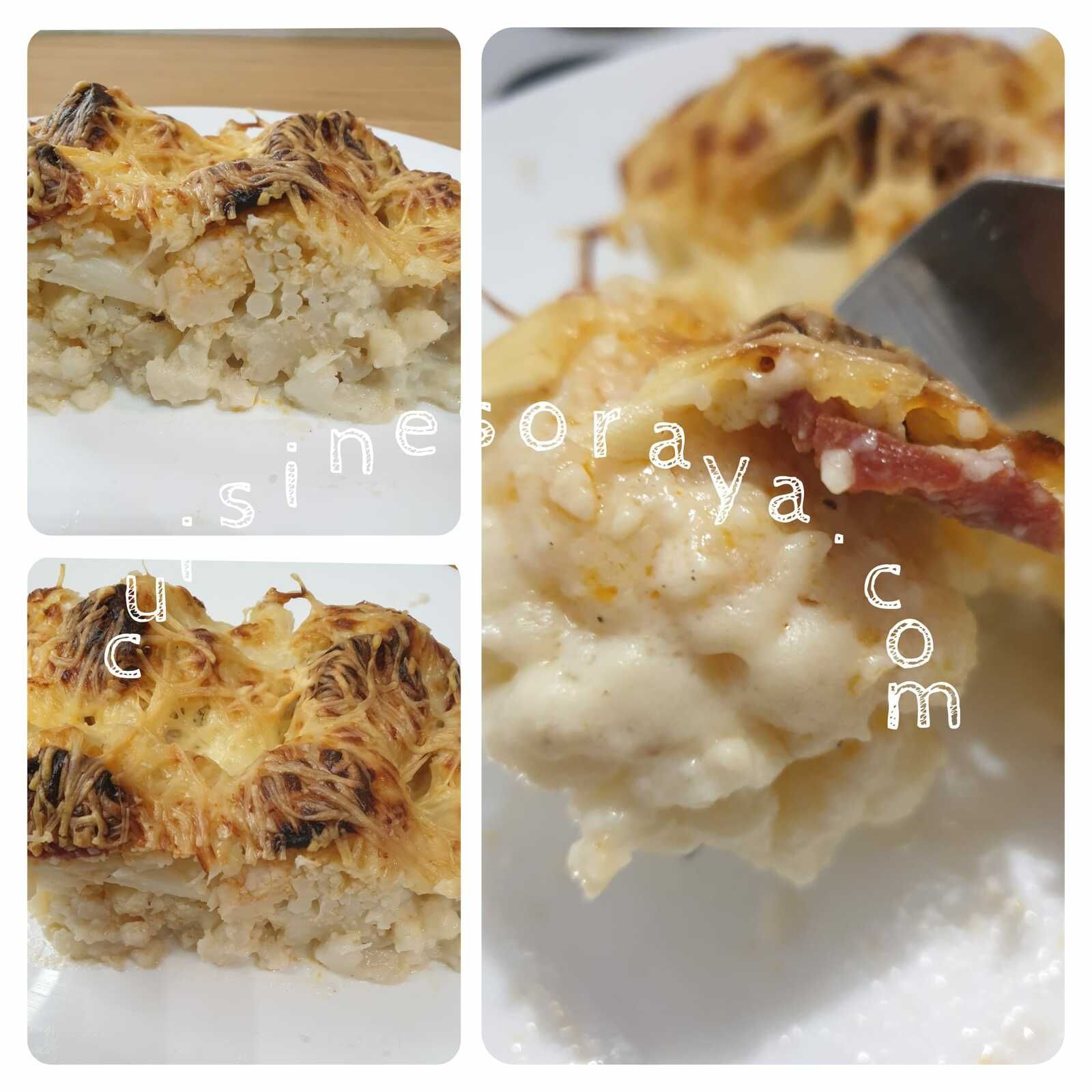 Gratin de chou-fleur au chorizo