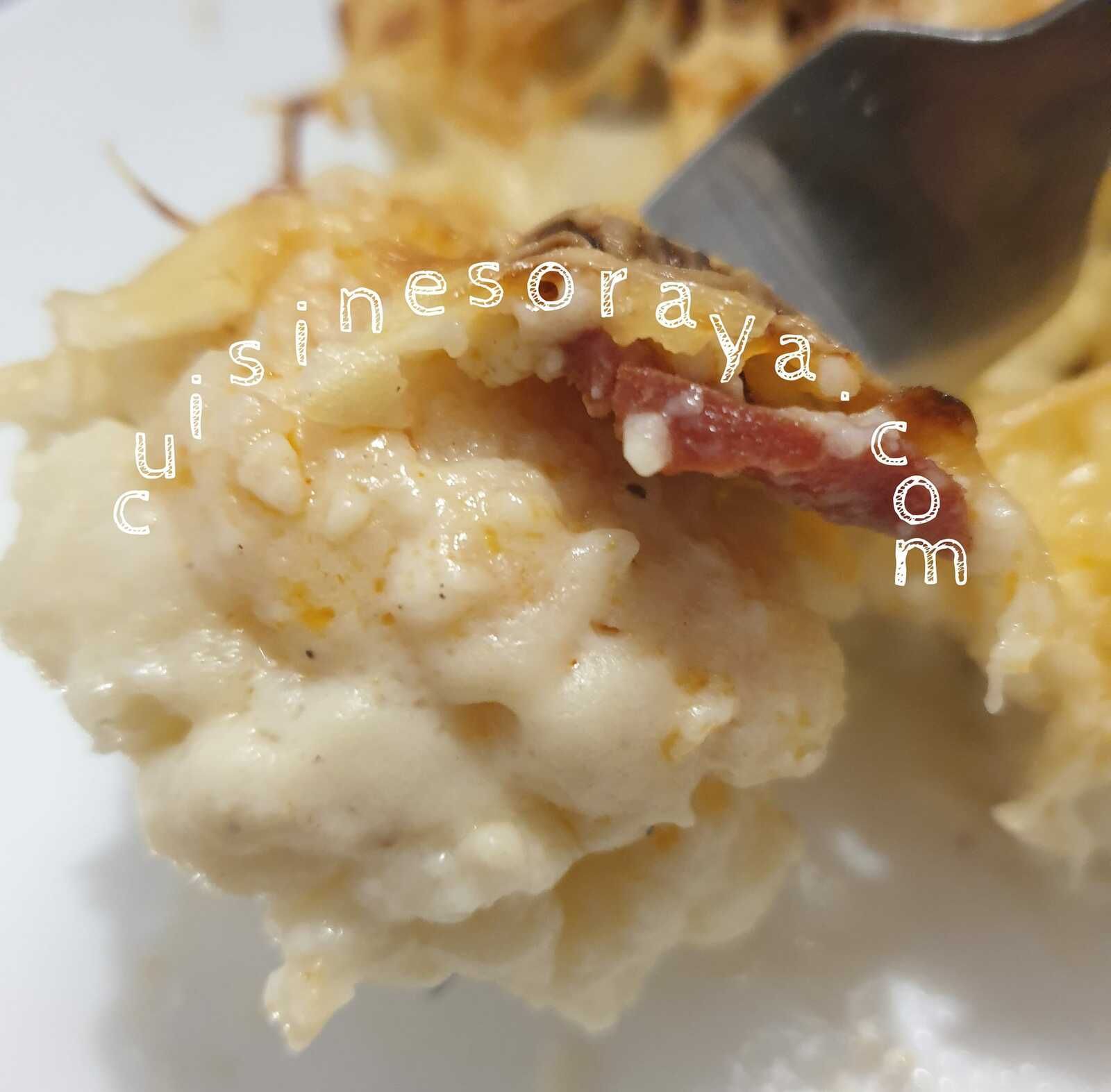 Gratin de chou-fleur au chorizo