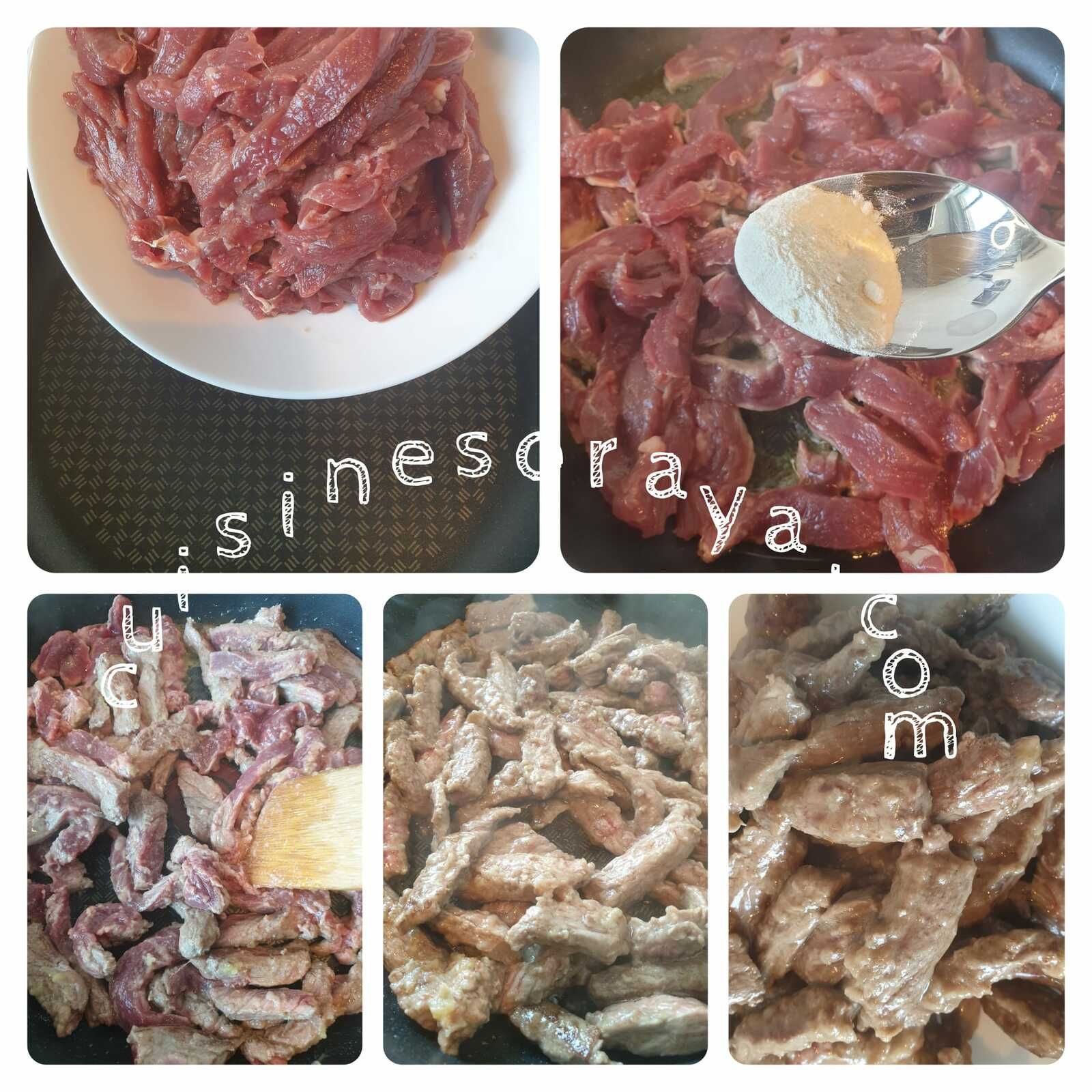 Emincé de veau sauce au poivre