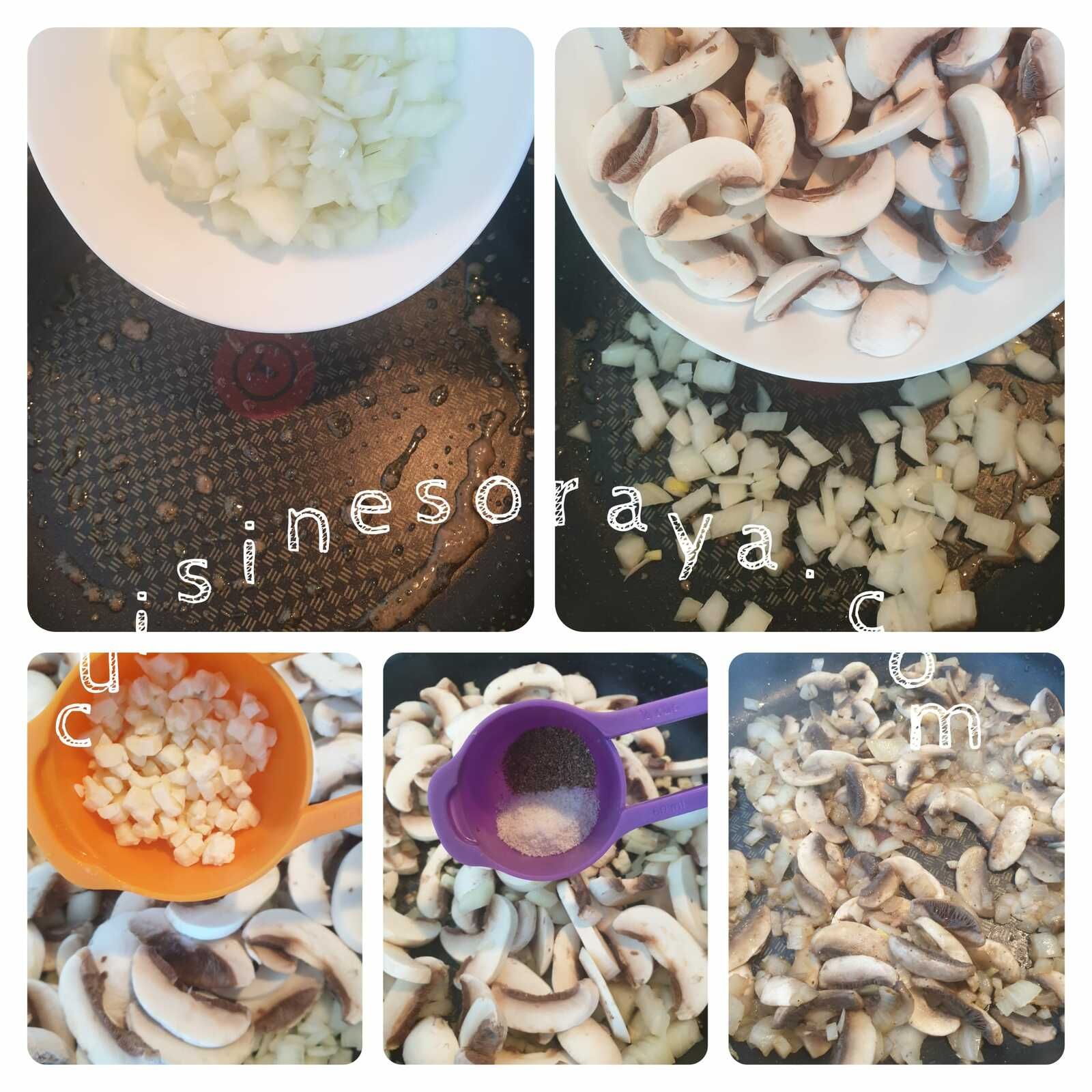 Emincé de veau sauce au poivre