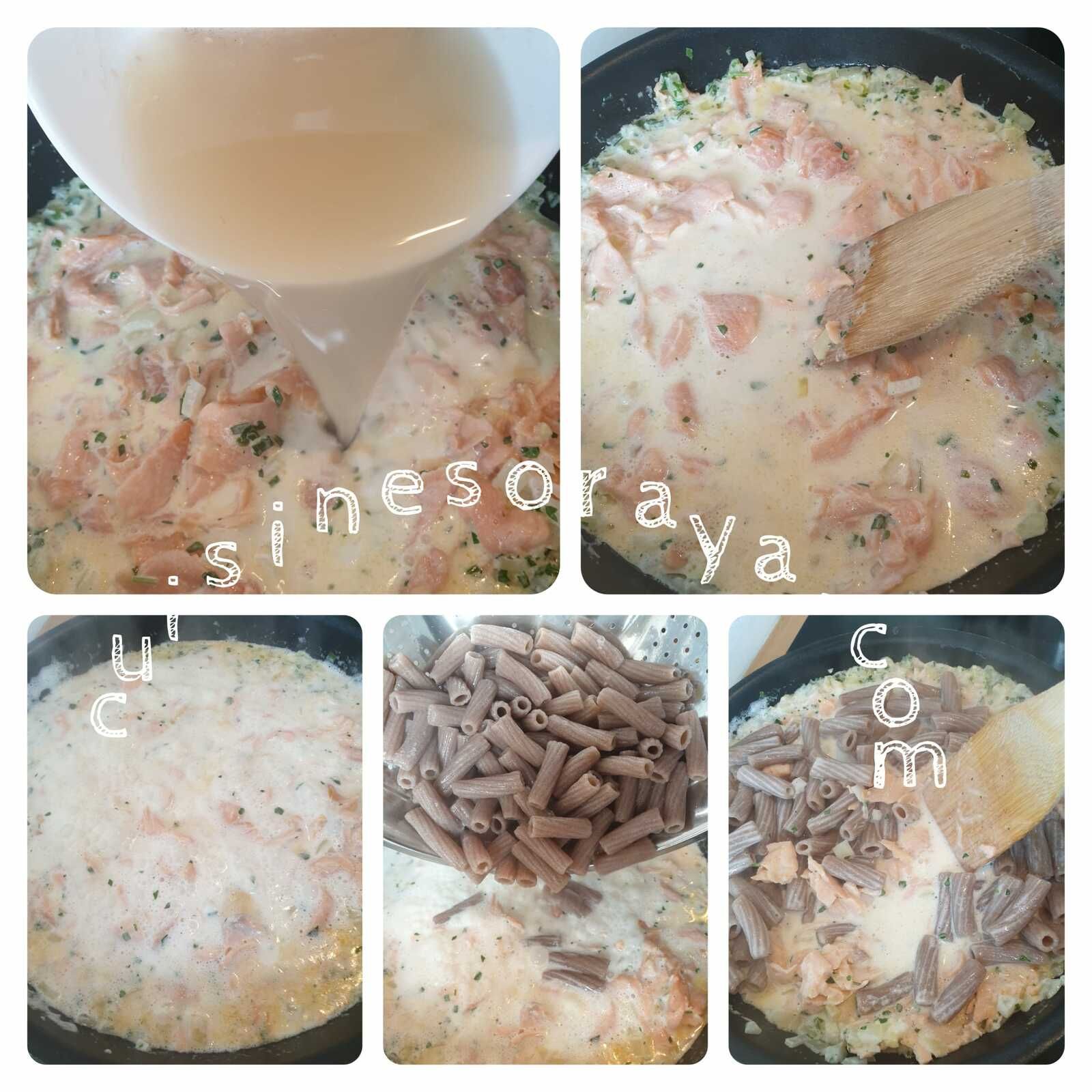 Tortiglioni au saumon fumé
