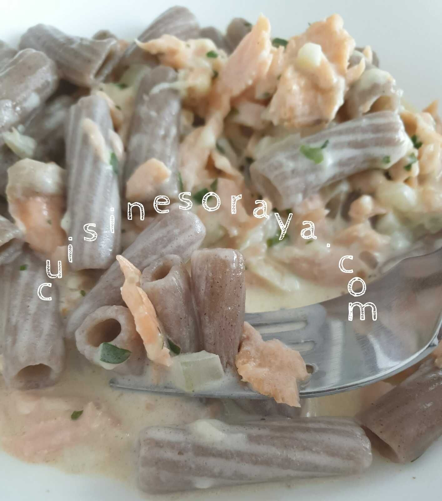 Tortiglioni au saumon fumé