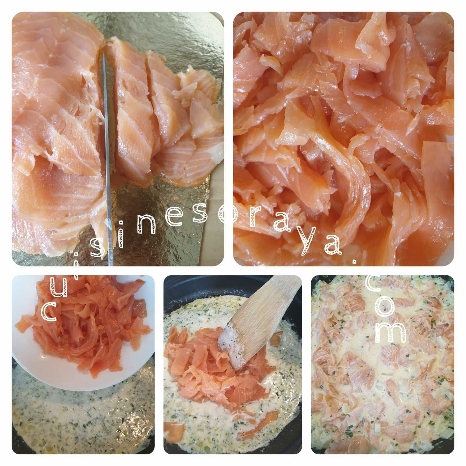 Tortiglioni au saumon fumé