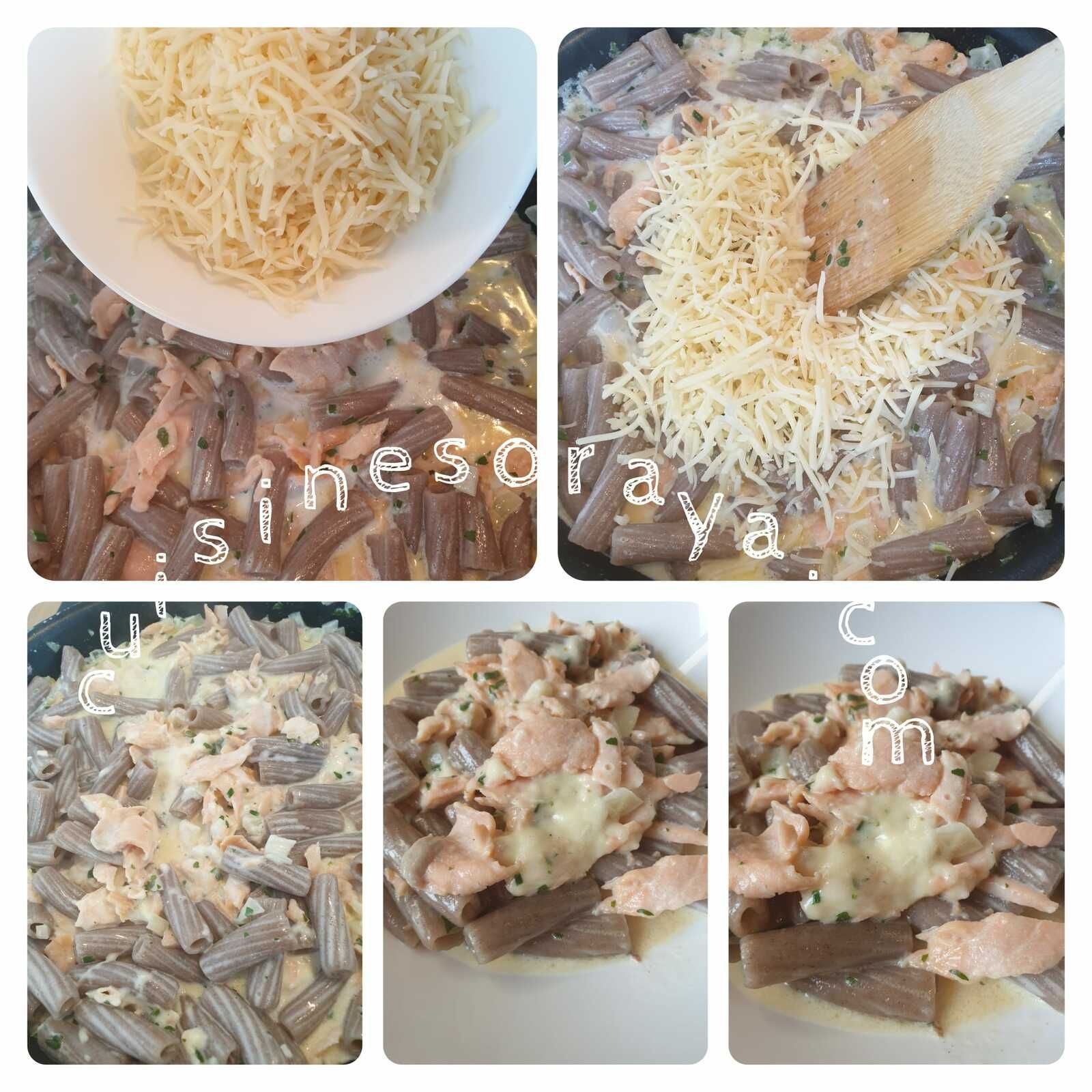 Tortiglioni au saumon fumé