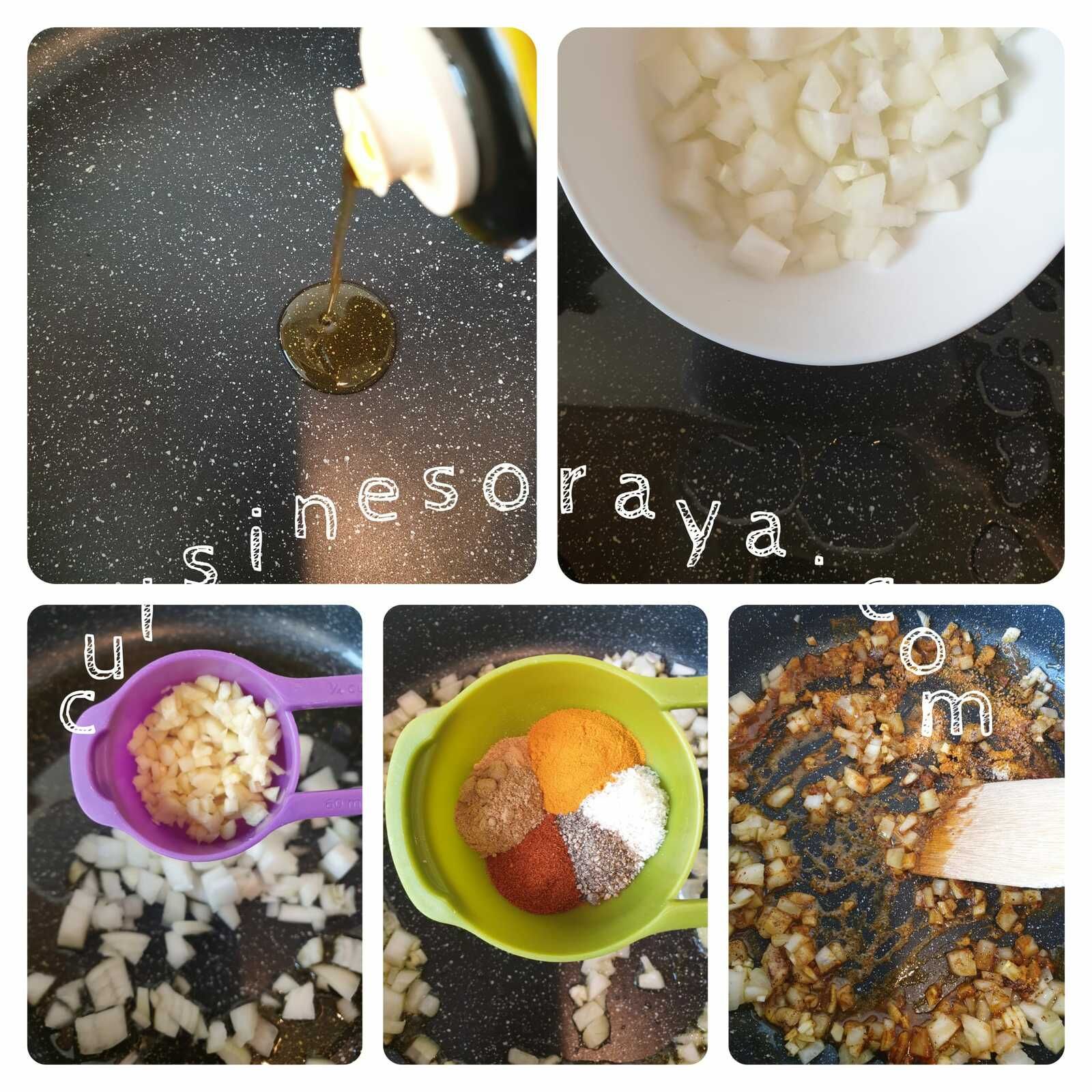 Tajine fond d'artichaut, kefta et printanière de légumes
