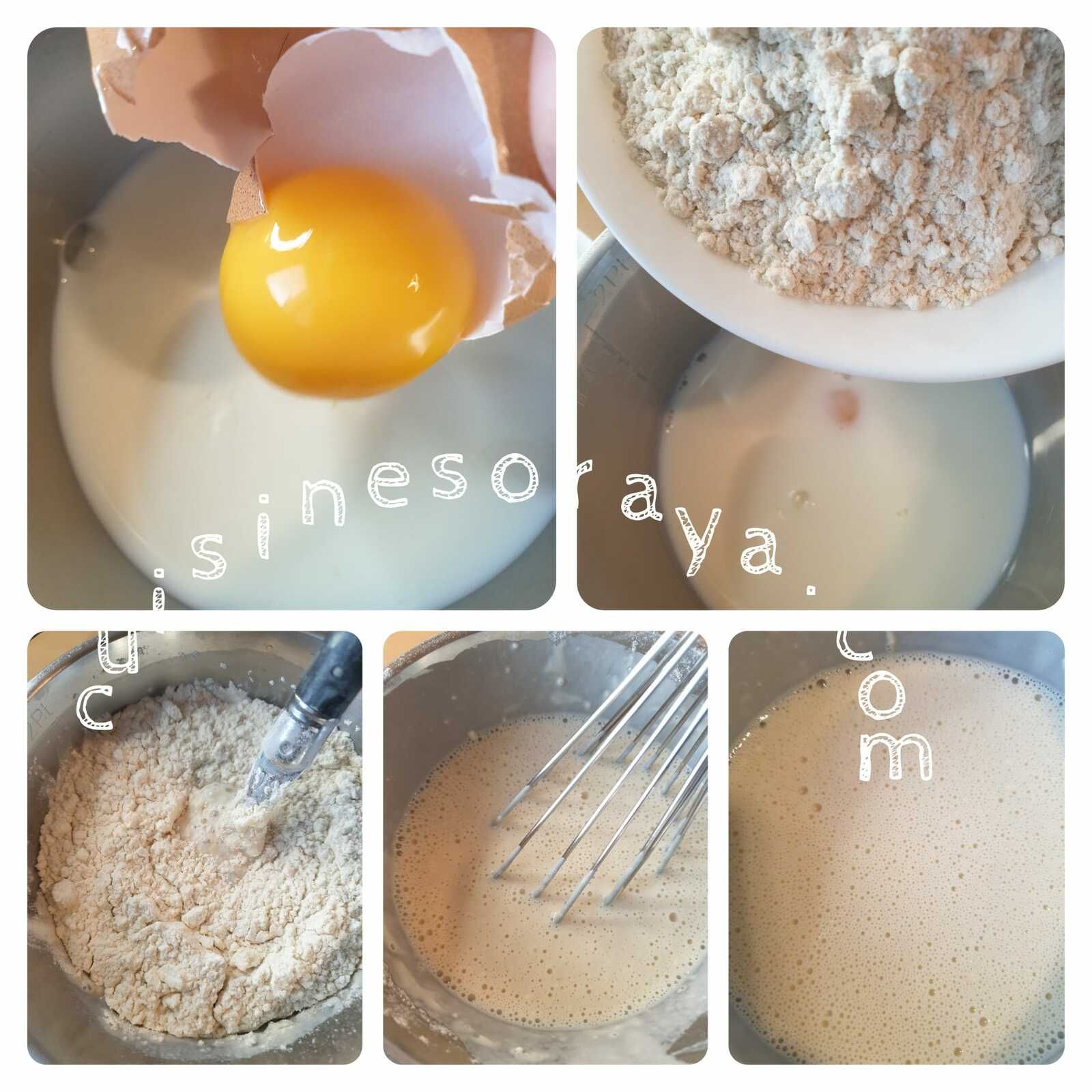 Crêpes au jambon à la sauce Mornay (diététique) - Sans résidu