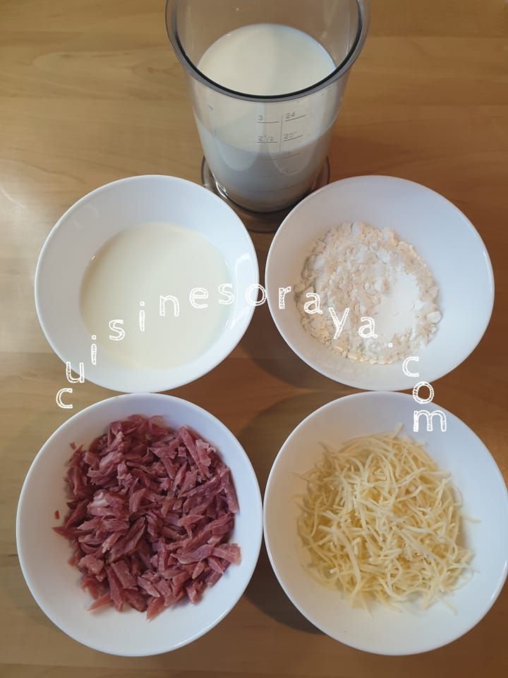 Crêpes au jambon à la sauce Mornay (diététique) - Sans résidu