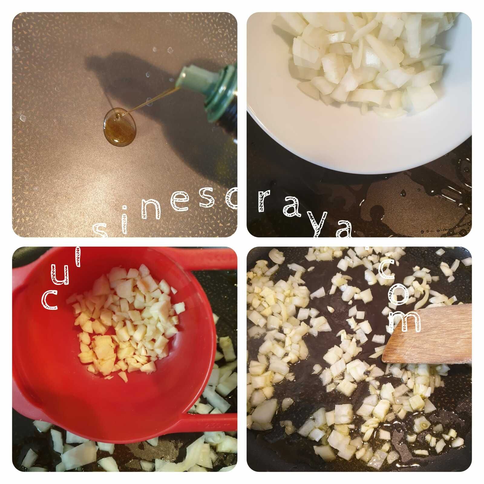 Pâtes au poulet, champignons à la sauce crème de tartare