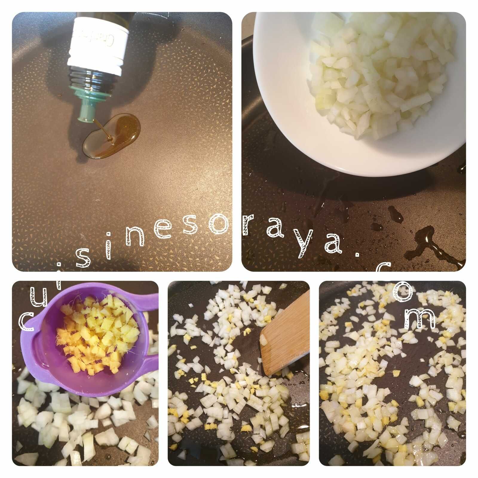 Riz thaï à l'asiatique