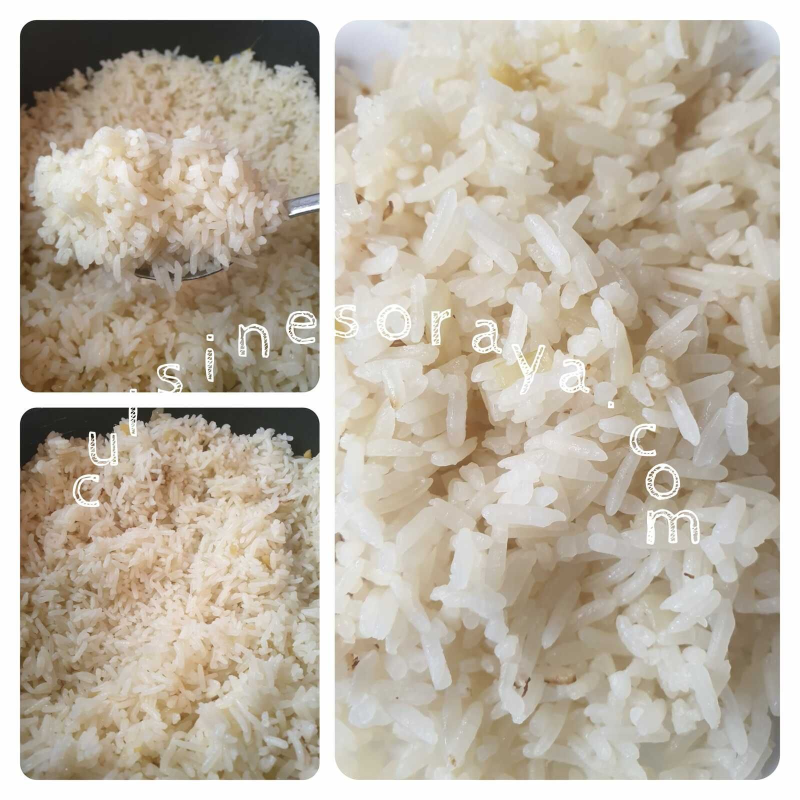 Riz thaï à l'asiatique