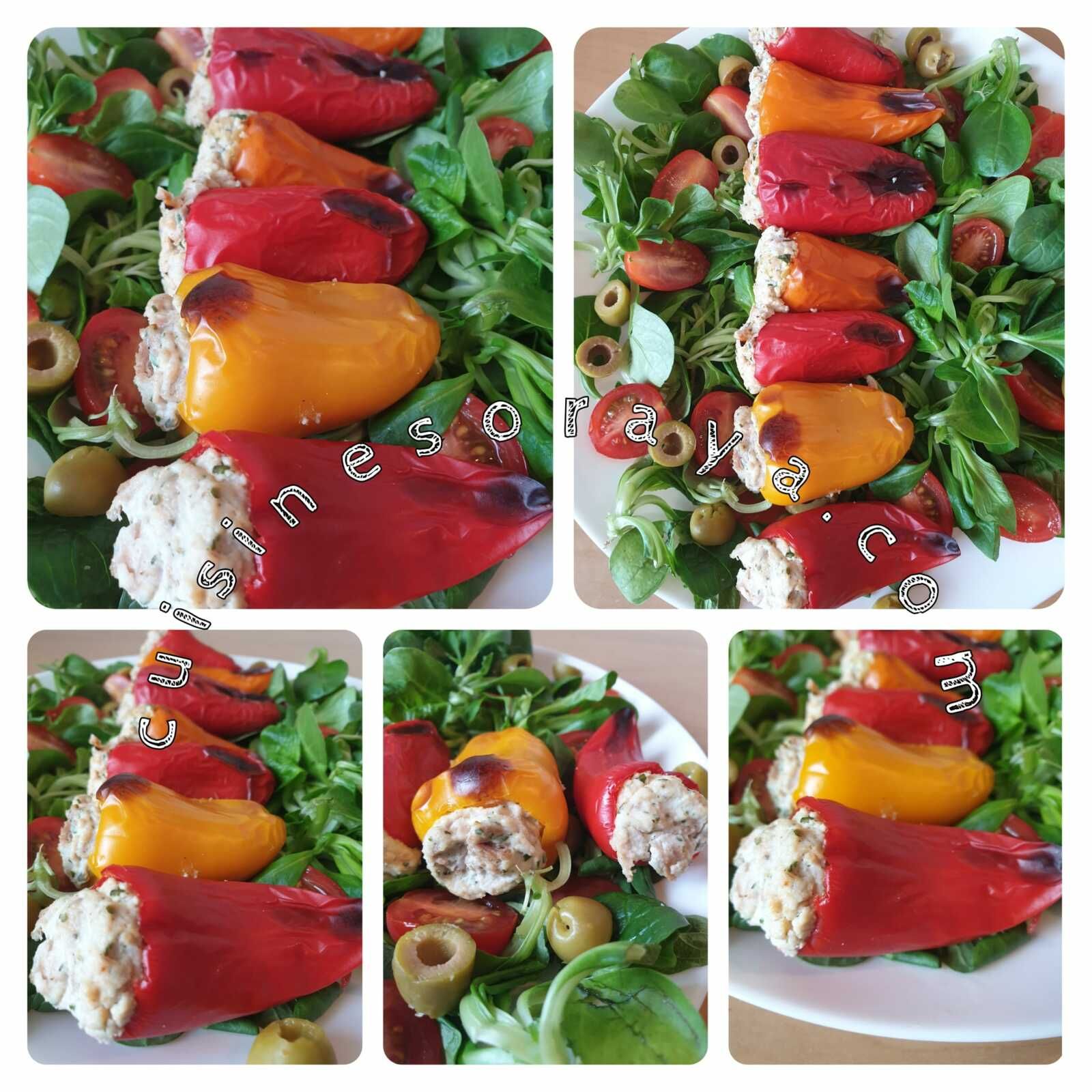 Mini poivrons farcis à la crème de thon
