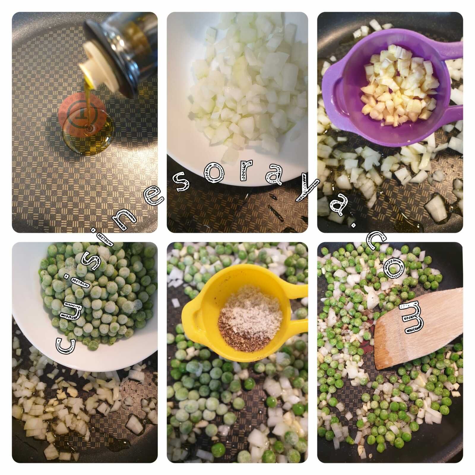Tagliatelles aux artichauds, petits pois et sa sauce citronnées