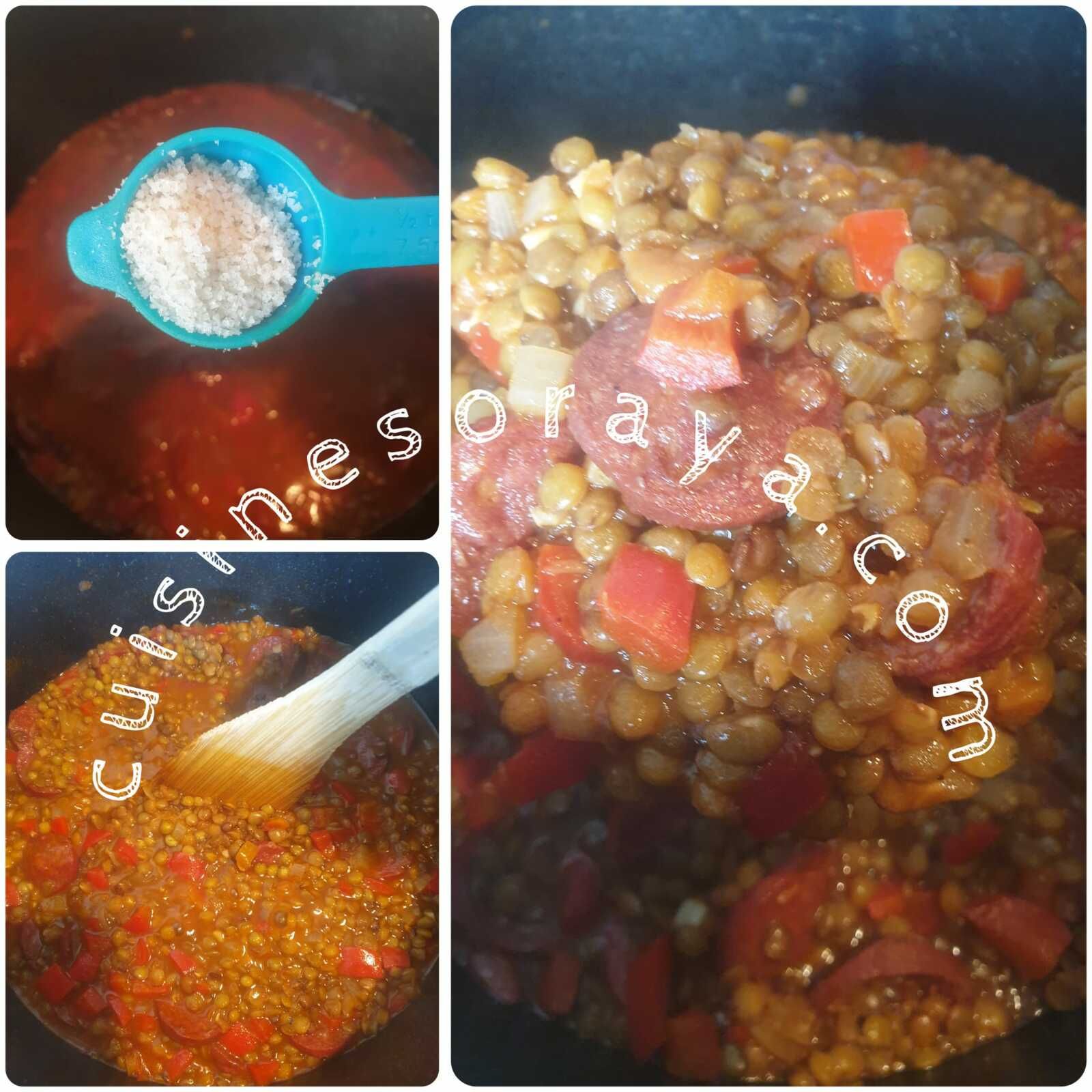 Lentilles au chorizo