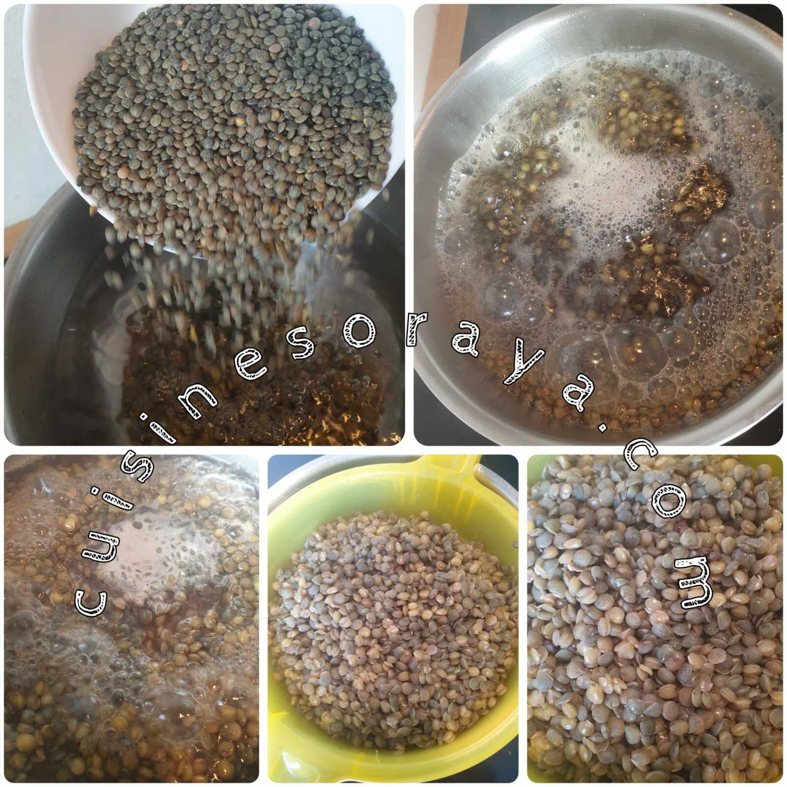 Salade de lentilles