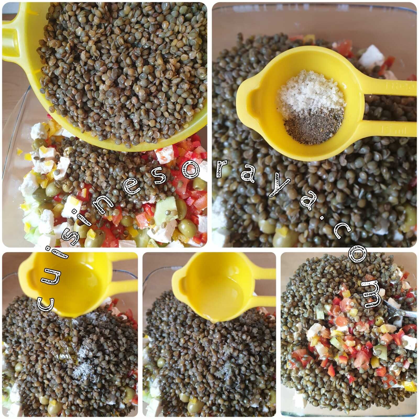 Salade de lentilles