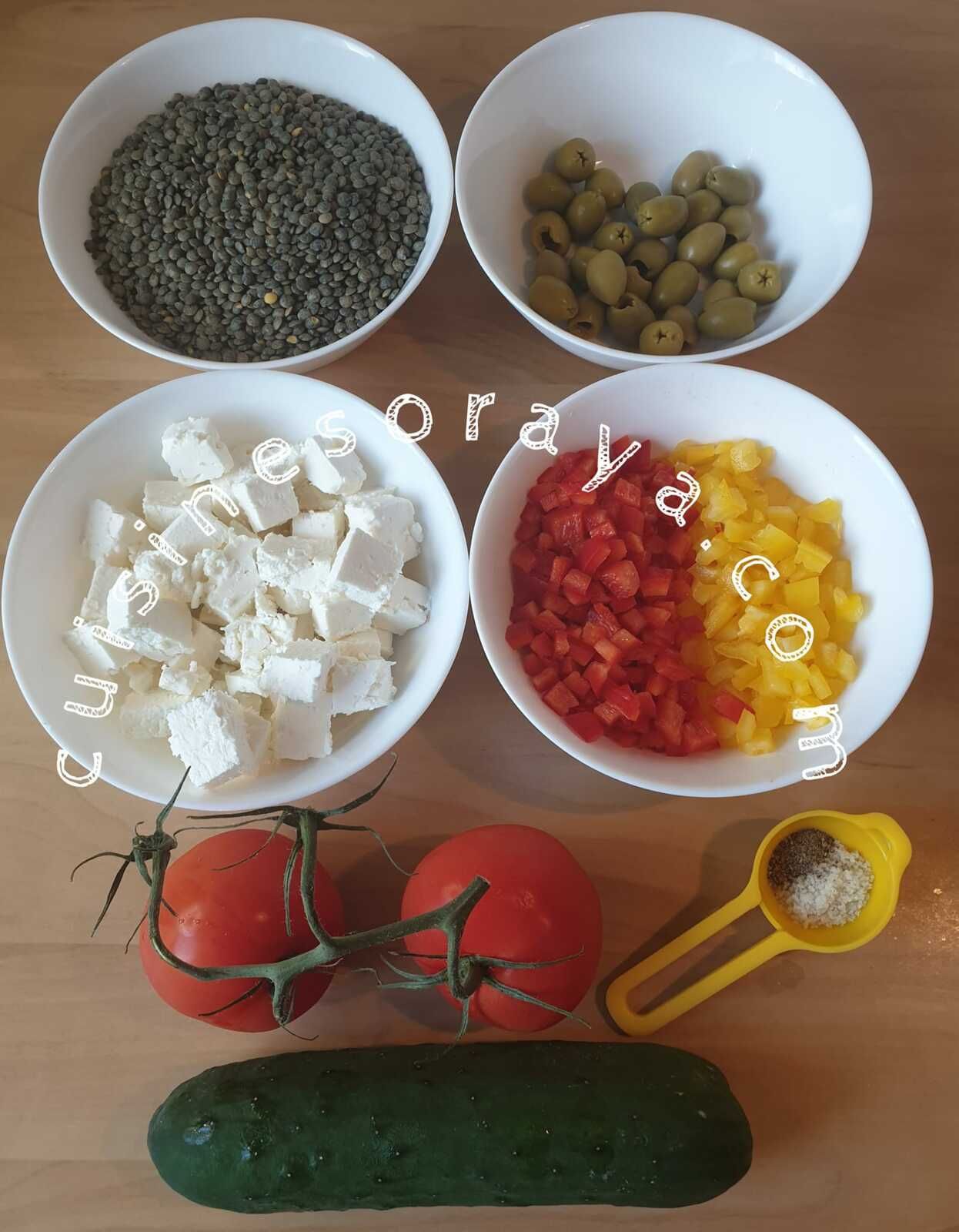 Salade de lentilles