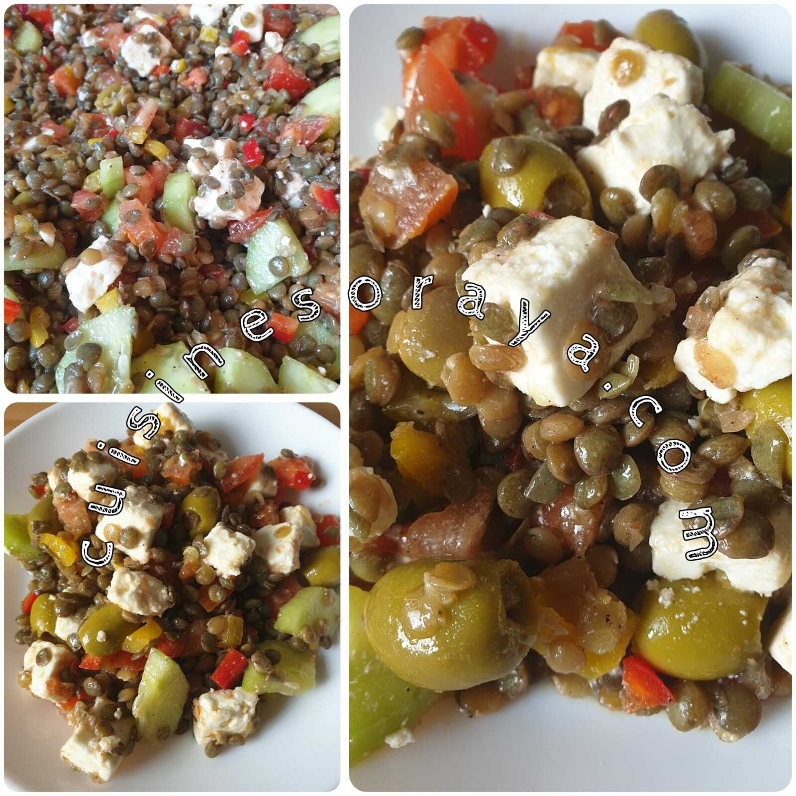 Salade de lentilles
