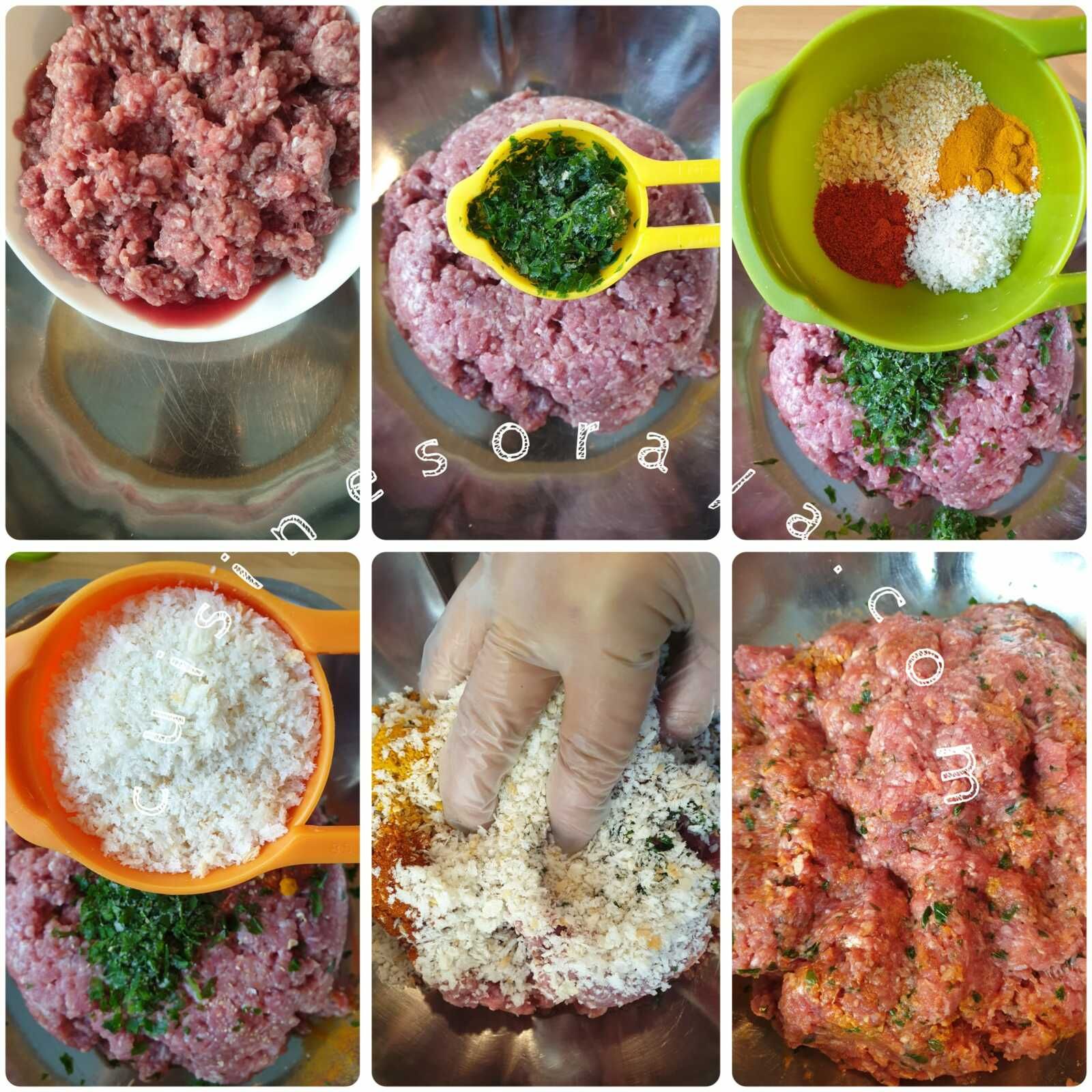 Riz aux légumes et boulettes de kefta sauce tomate