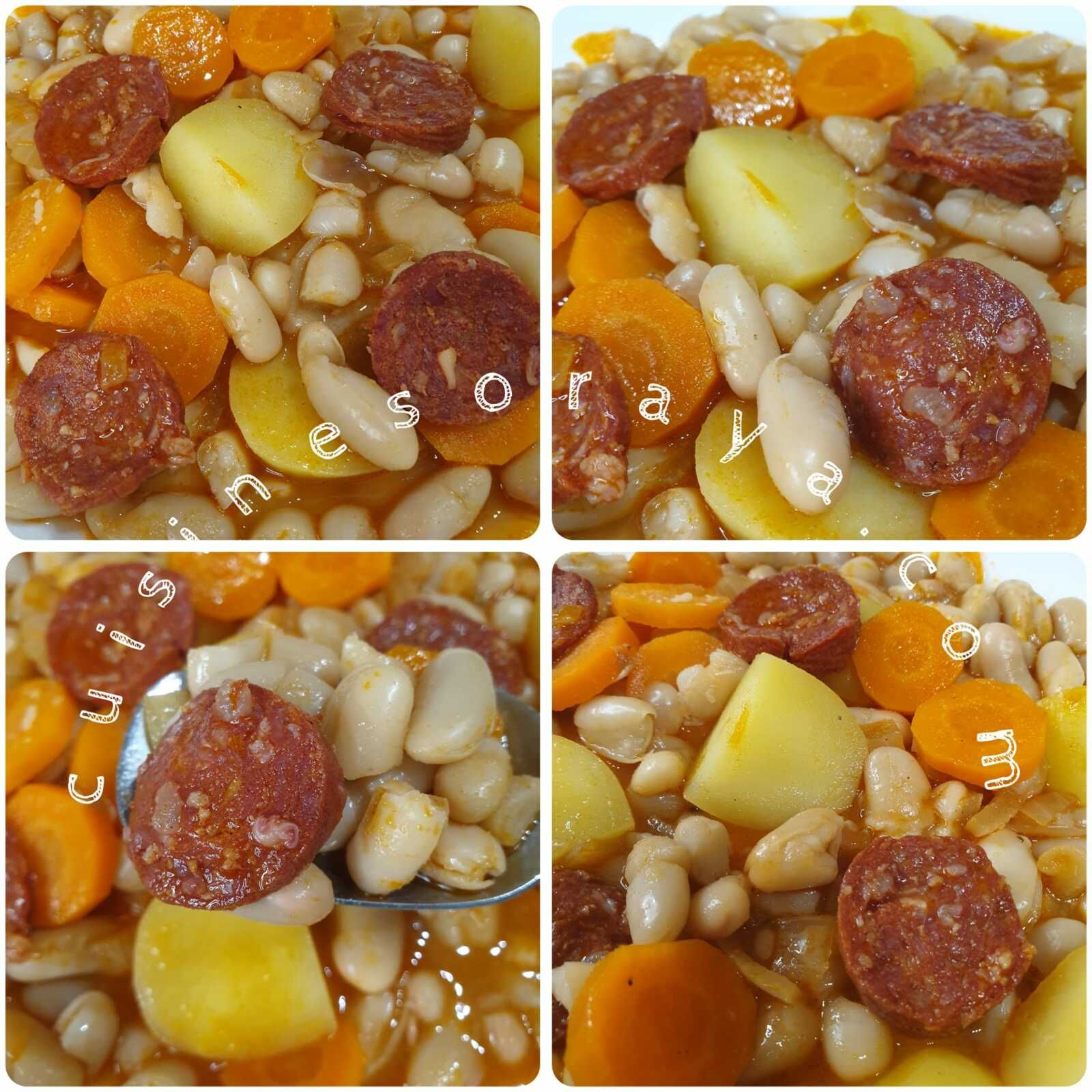 Haricots blancs au chorizo