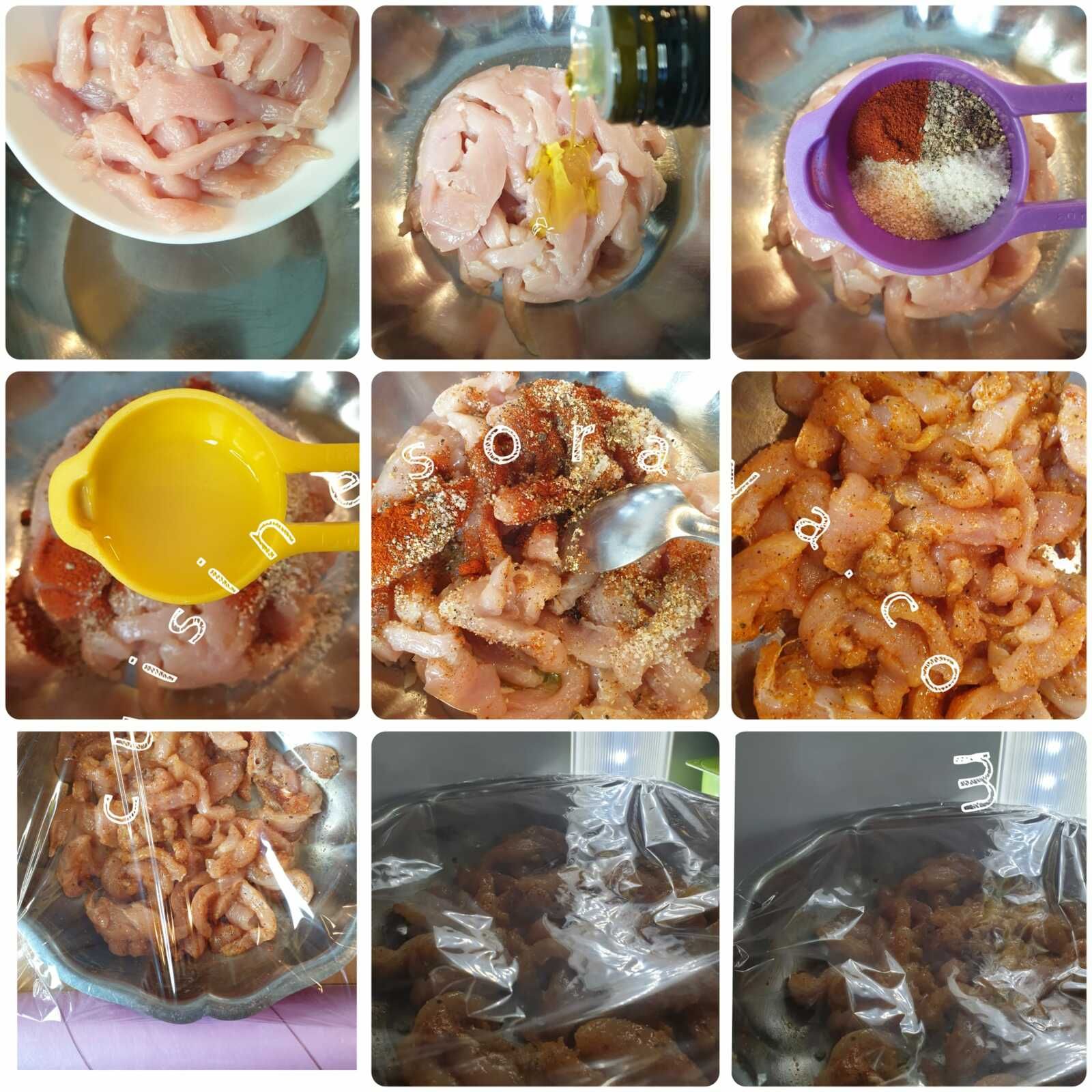 Linguine au poulet façon toscane