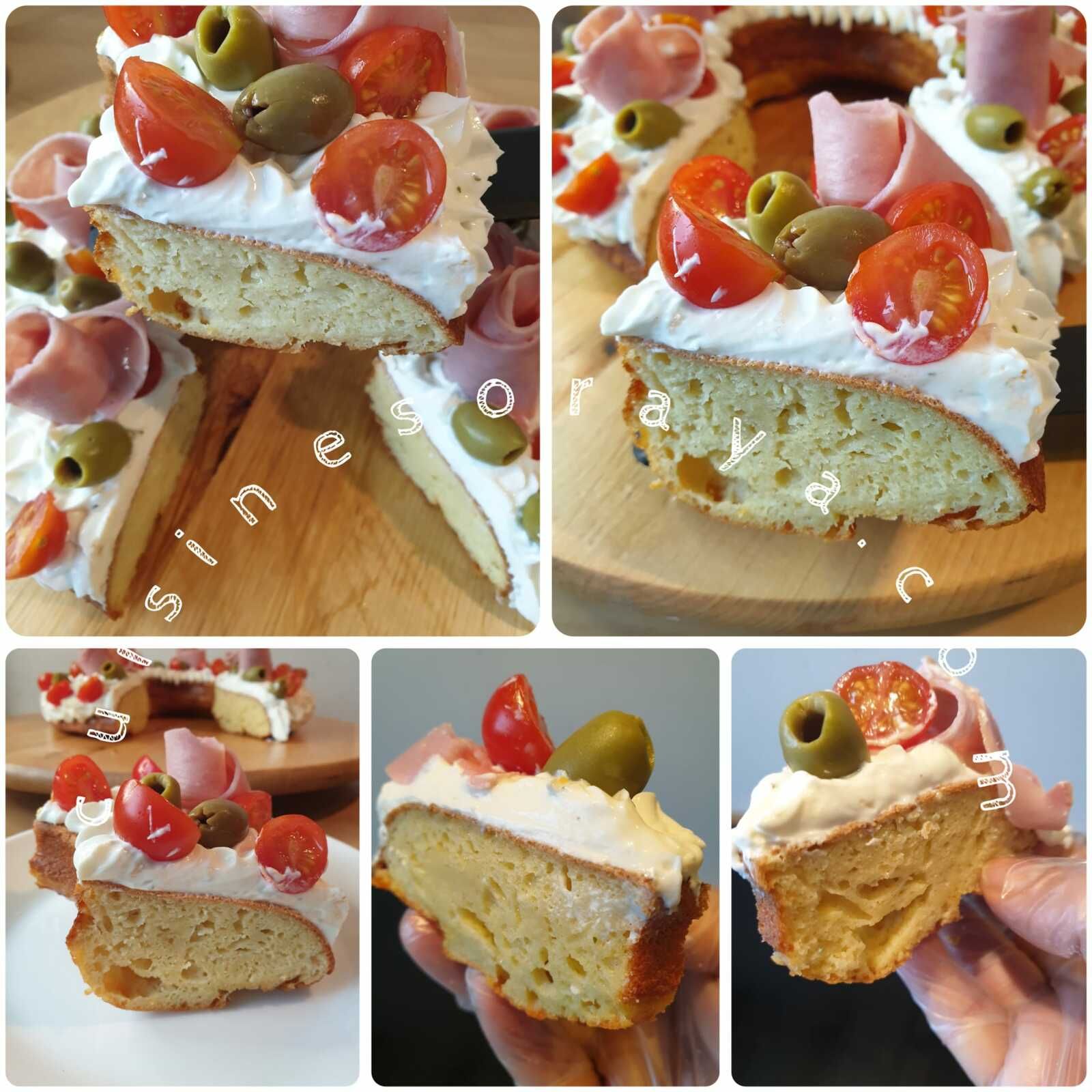 Gâteau couronne salée