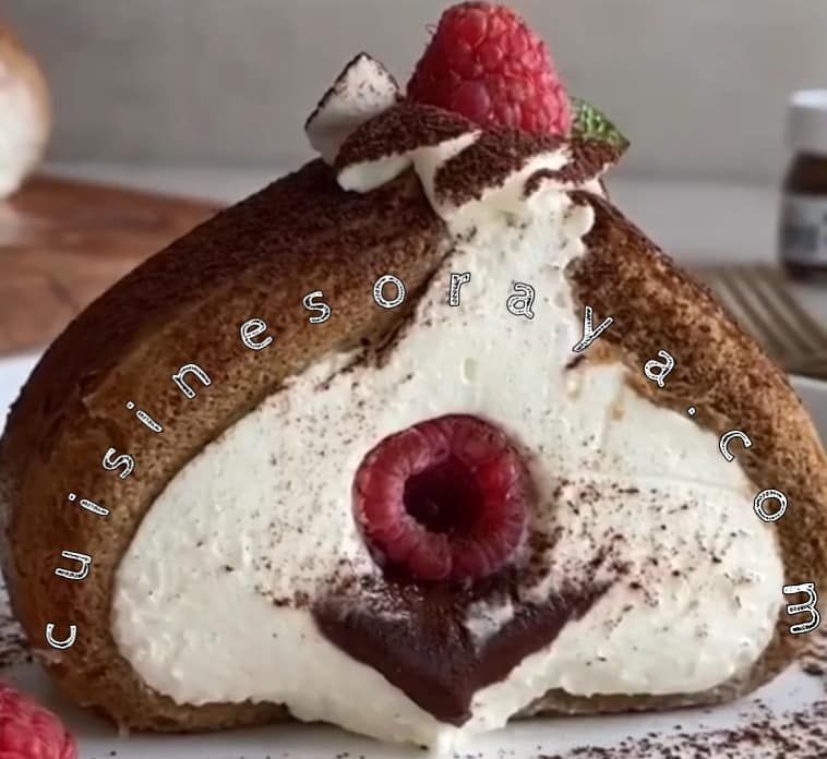 Tiramisu en forme de bûche