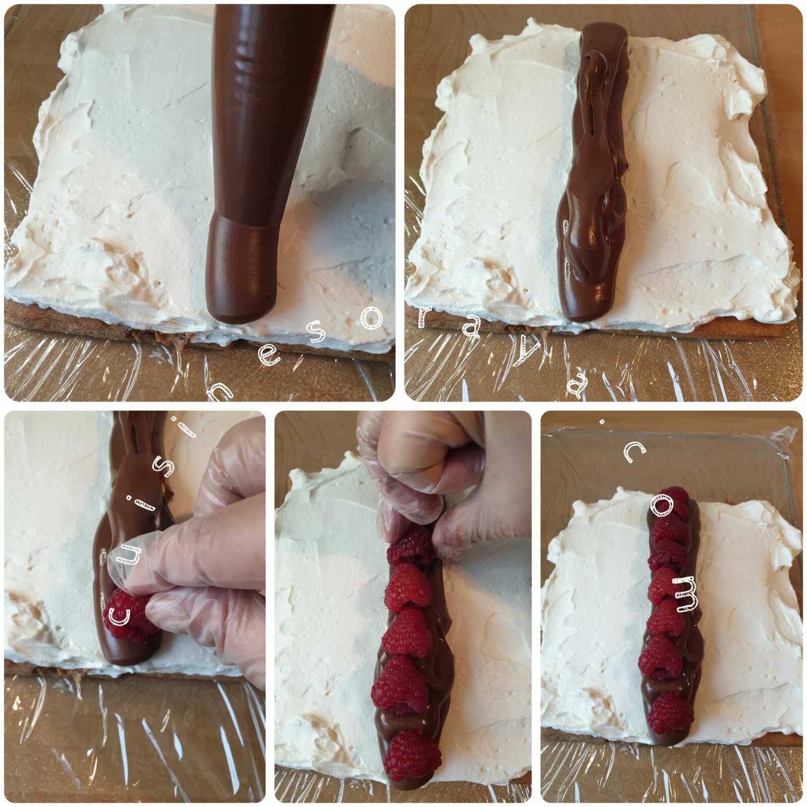 Tiramisu en forme de bûche