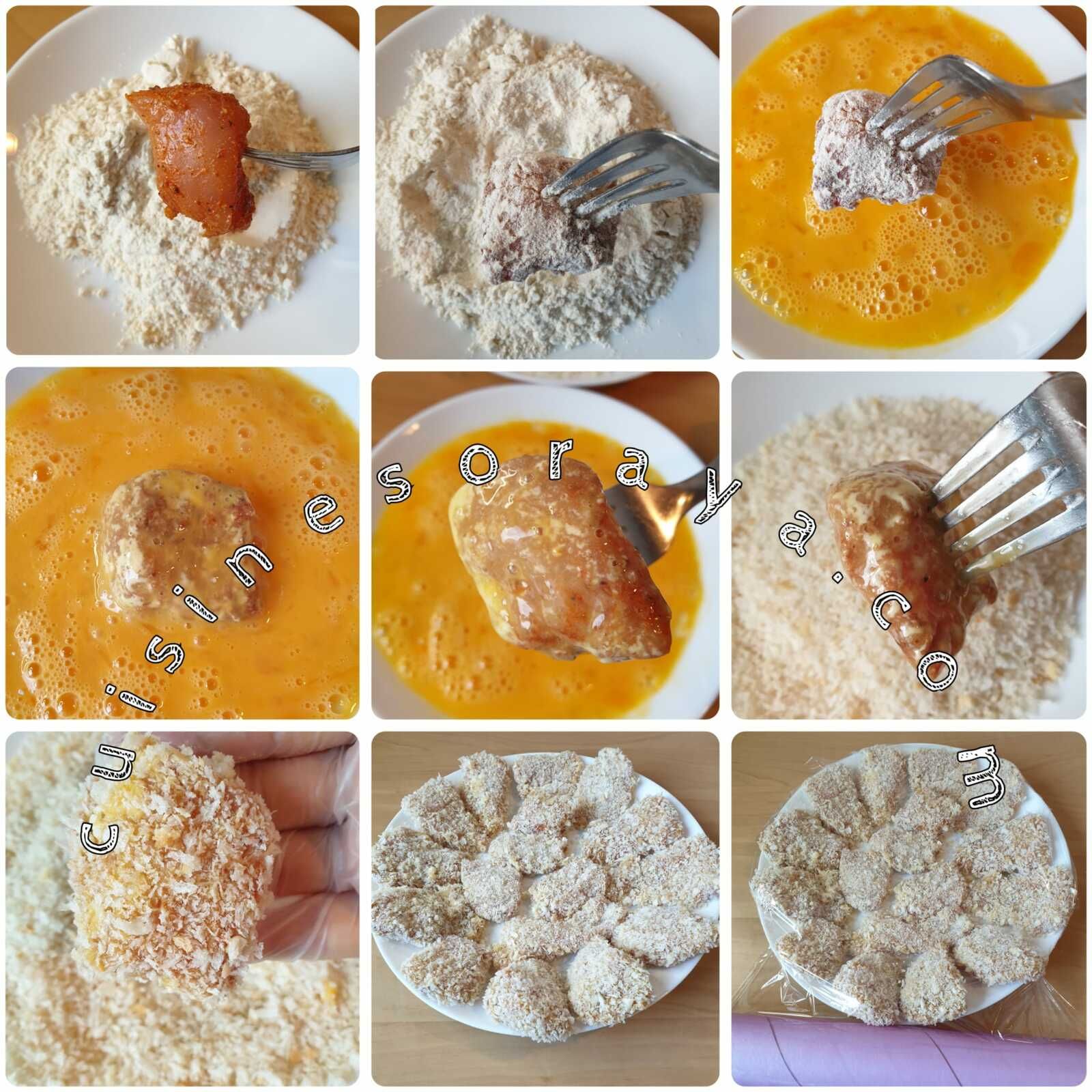 Pâtes à la tomate crémeuse et ses nuggets de poulet épicées