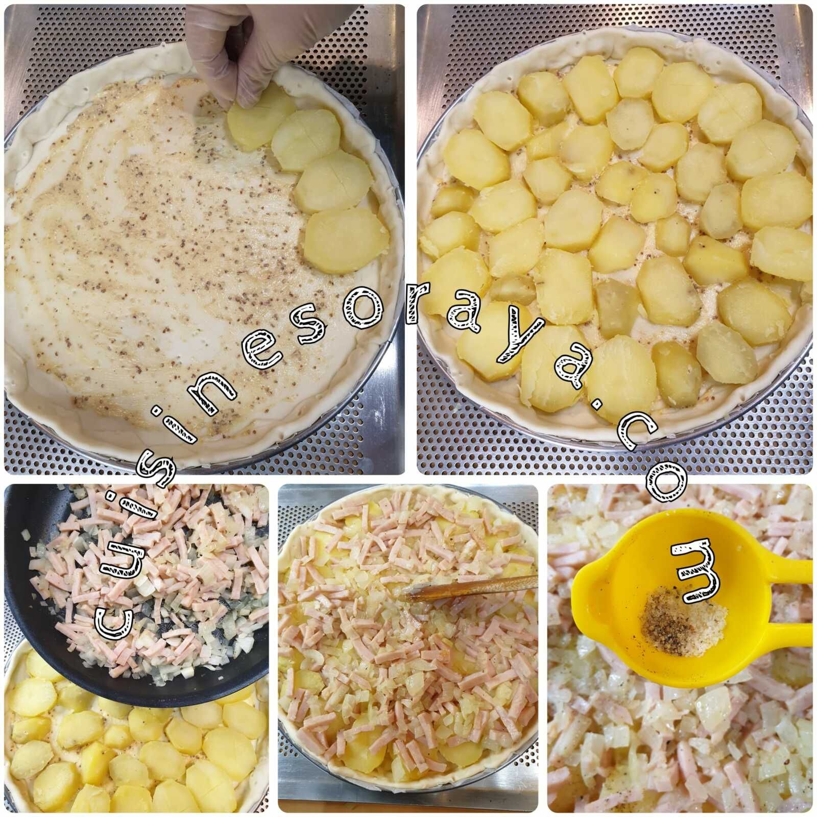 Tarte façon tartiflette