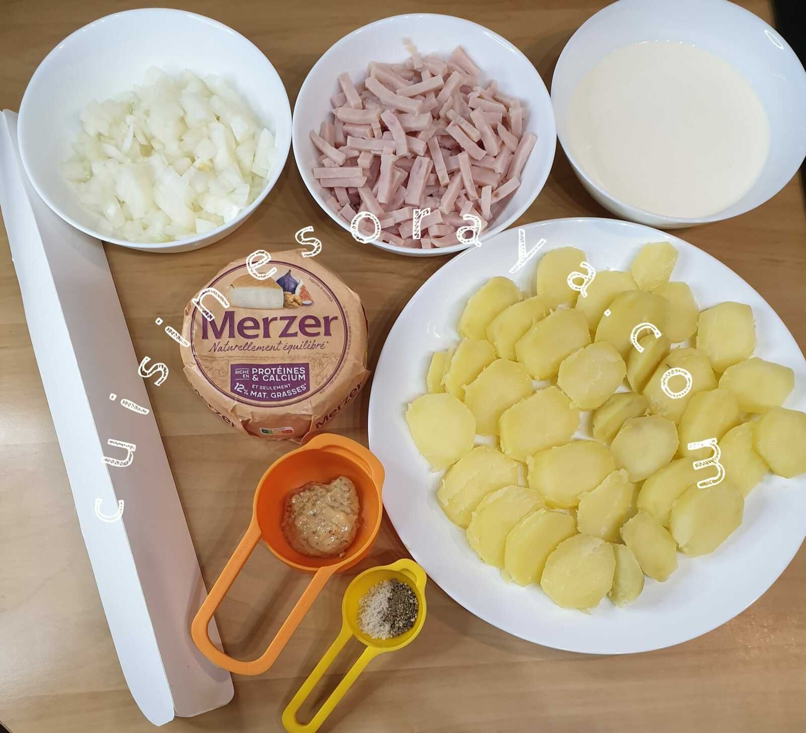 Tarte façon tartiflette