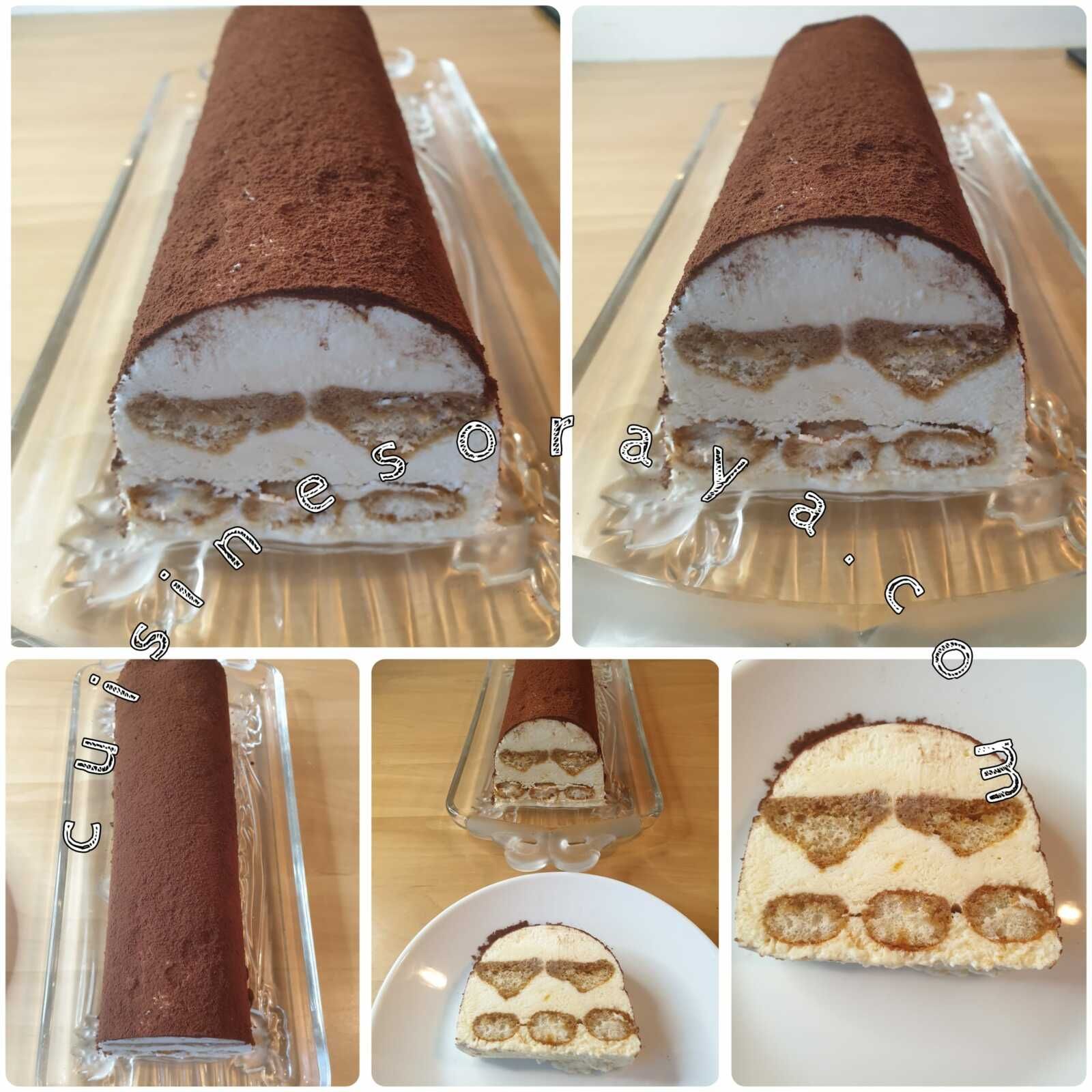 Bûche tiramisu