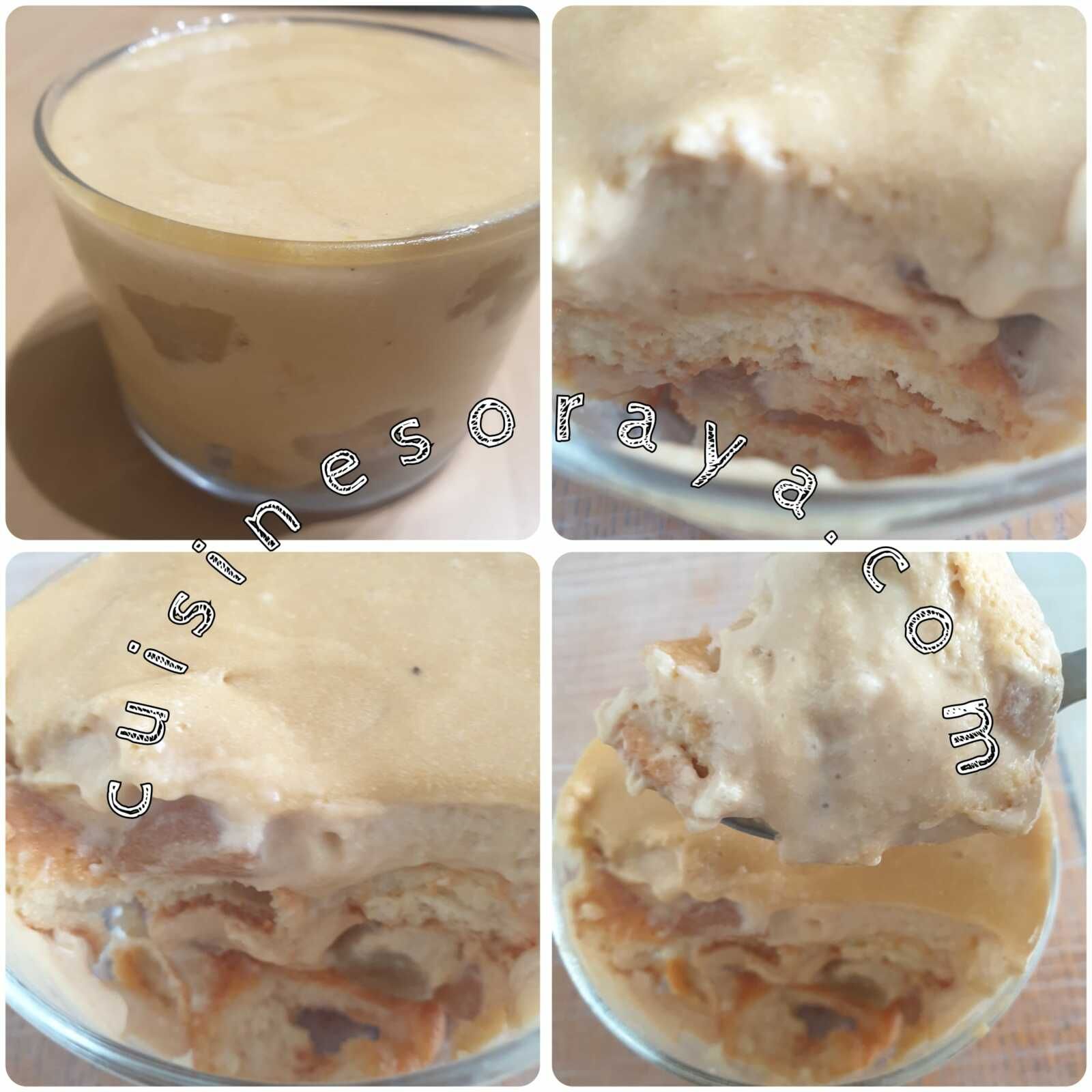 Tiramisu au praliné et poires