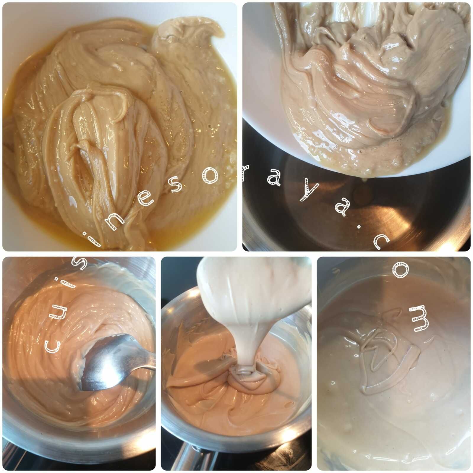 Tiramisu au praliné et poires