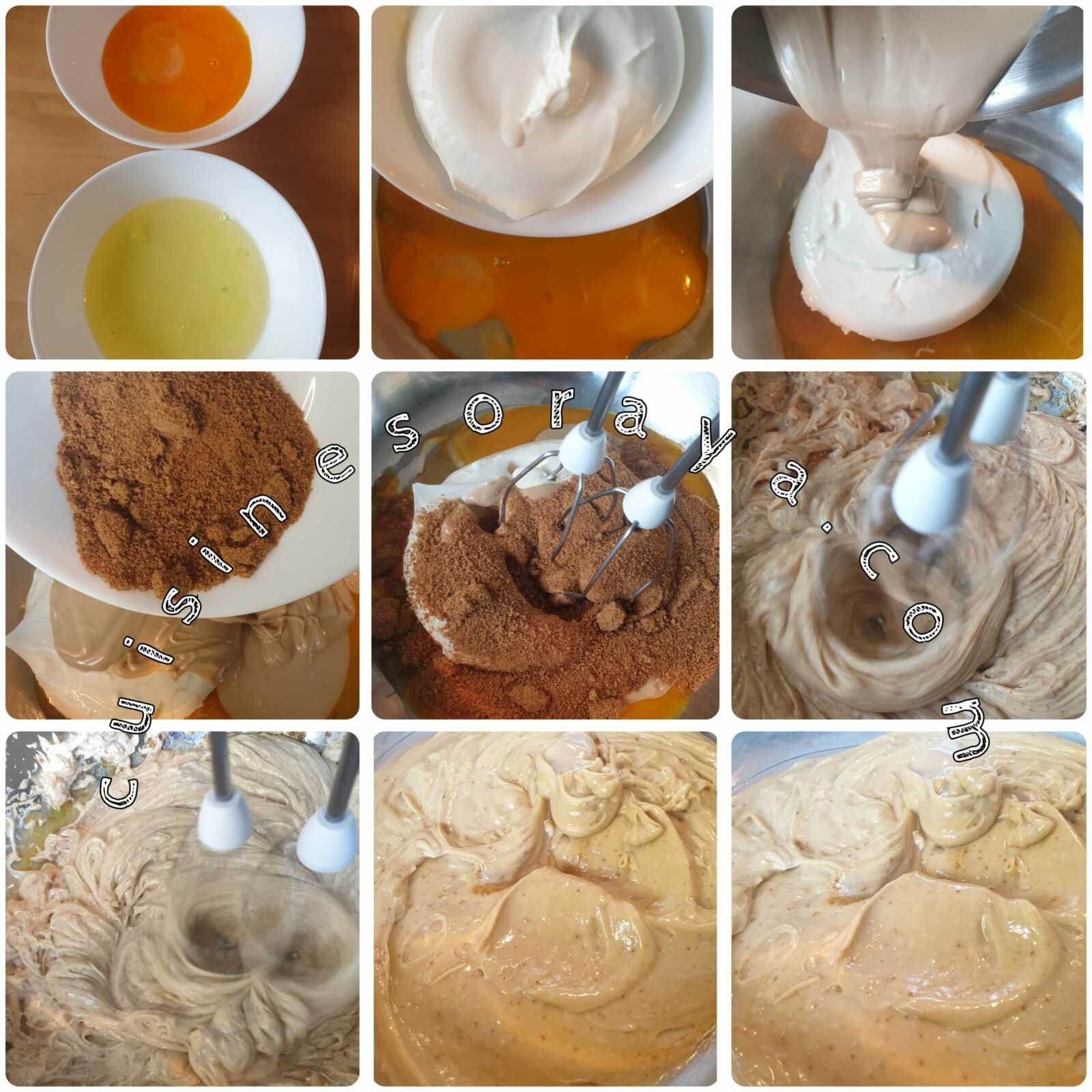 Tiramisu au praliné et poires