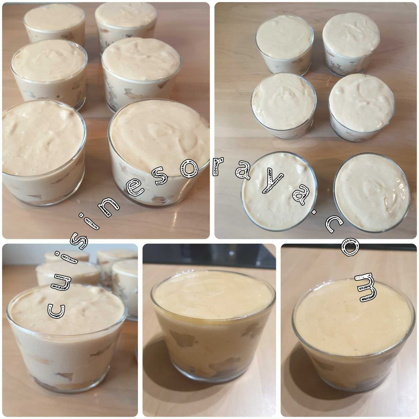 Tiramisu au praliné et poires