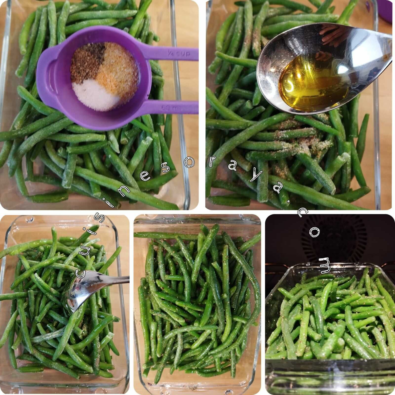 Haricots vert au four