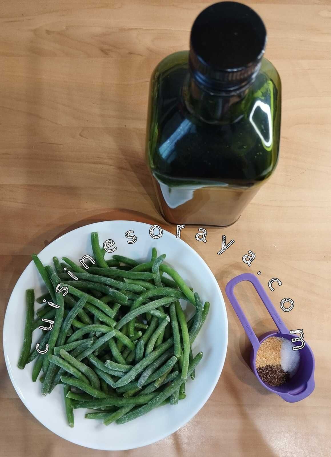 Haricots vert au four