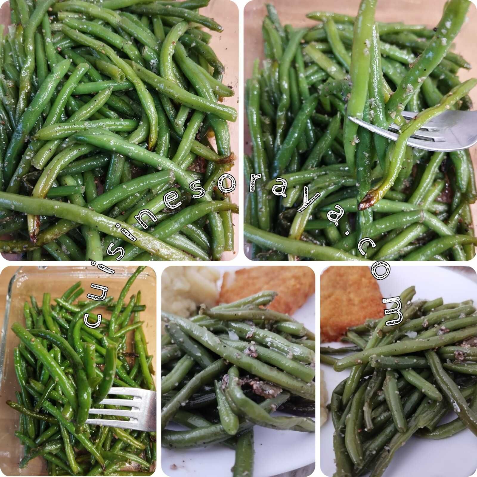 Haricots vert au four