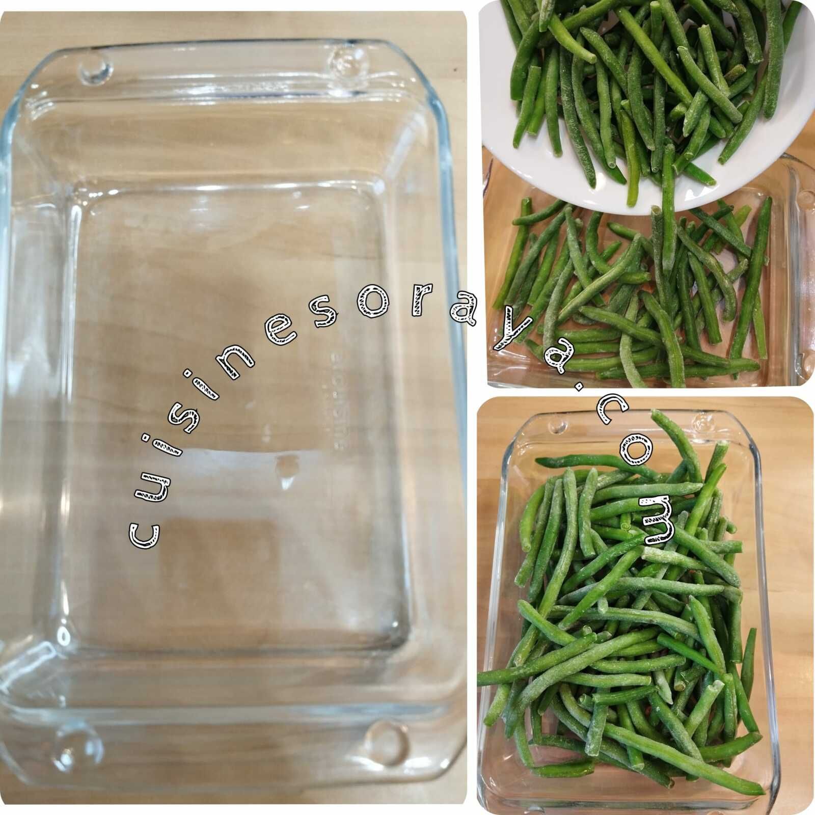 Haricots vert au four