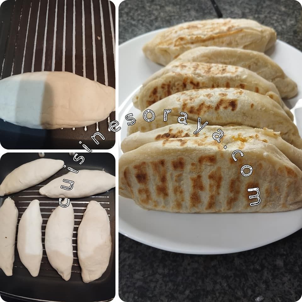 Petits pains farcis à la viande et aux légumes