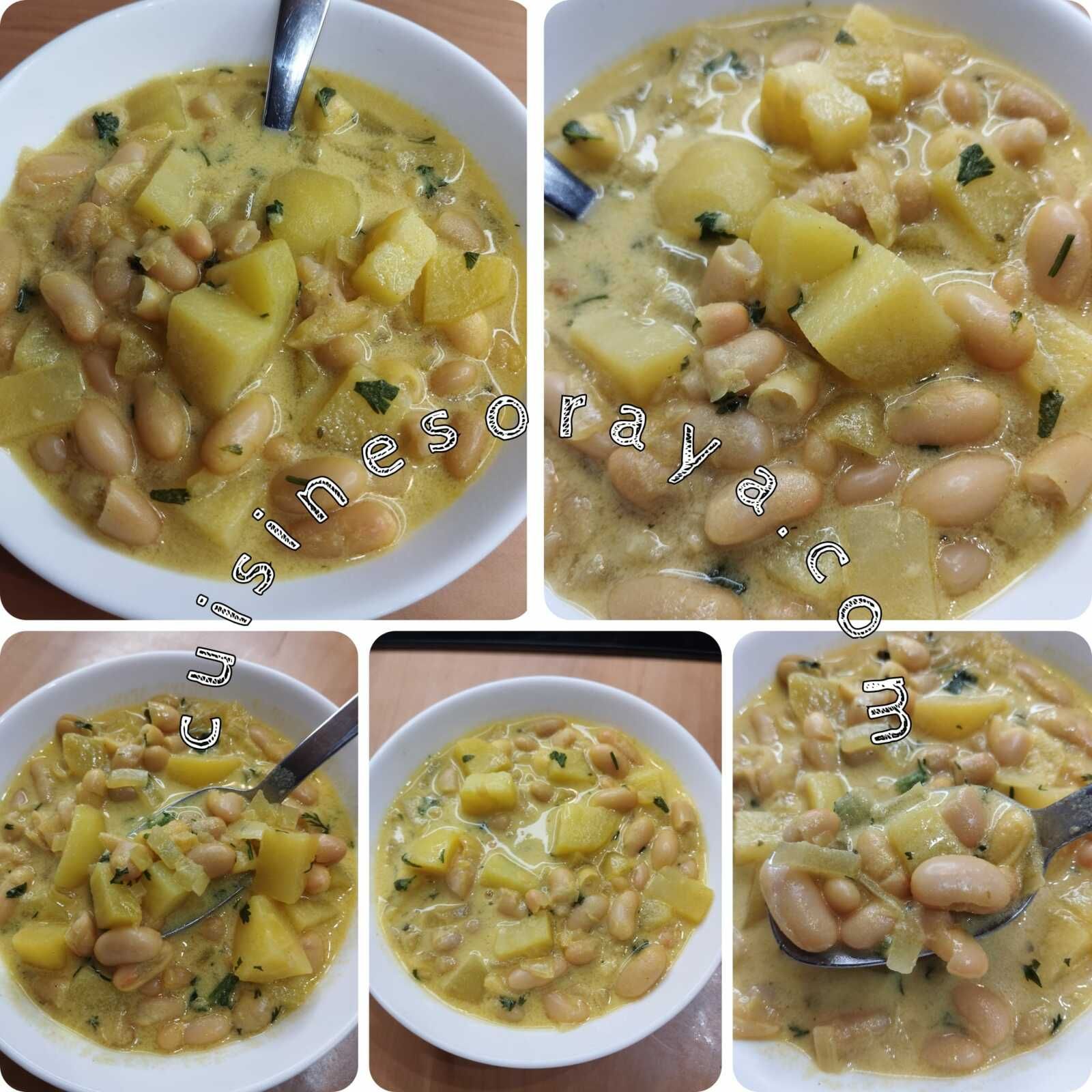 Korma d'haricots blanc