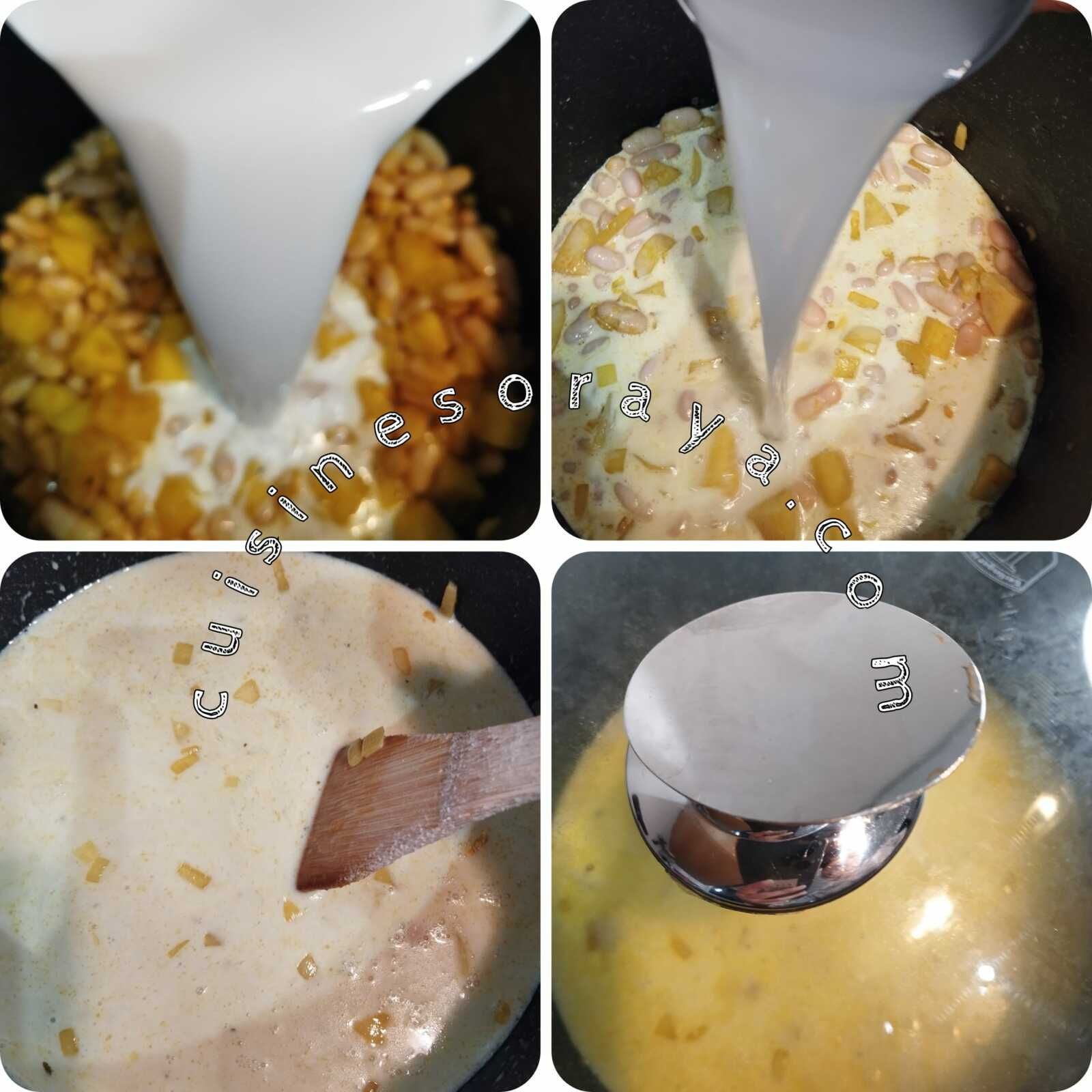 Korma d'haricots blanc