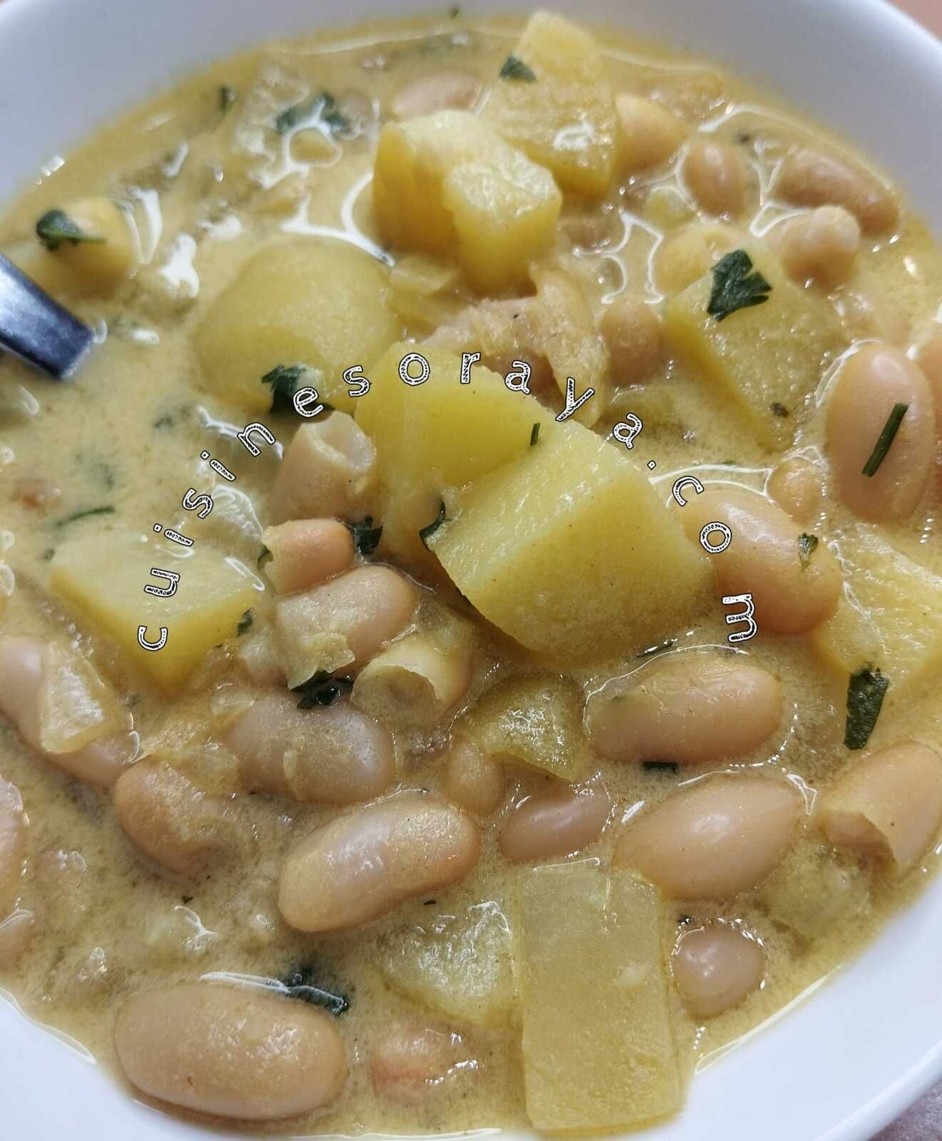 Korma d'haricots blanc