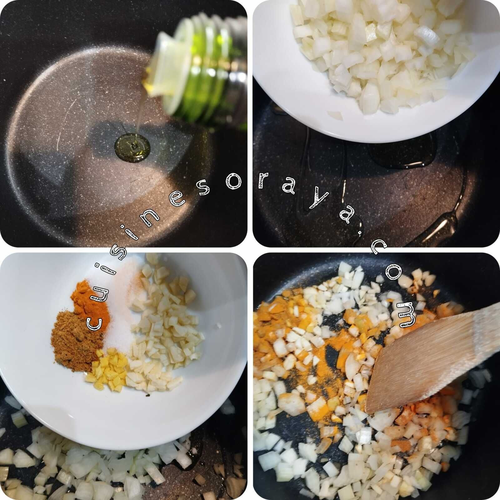 Korma d'haricots blanc